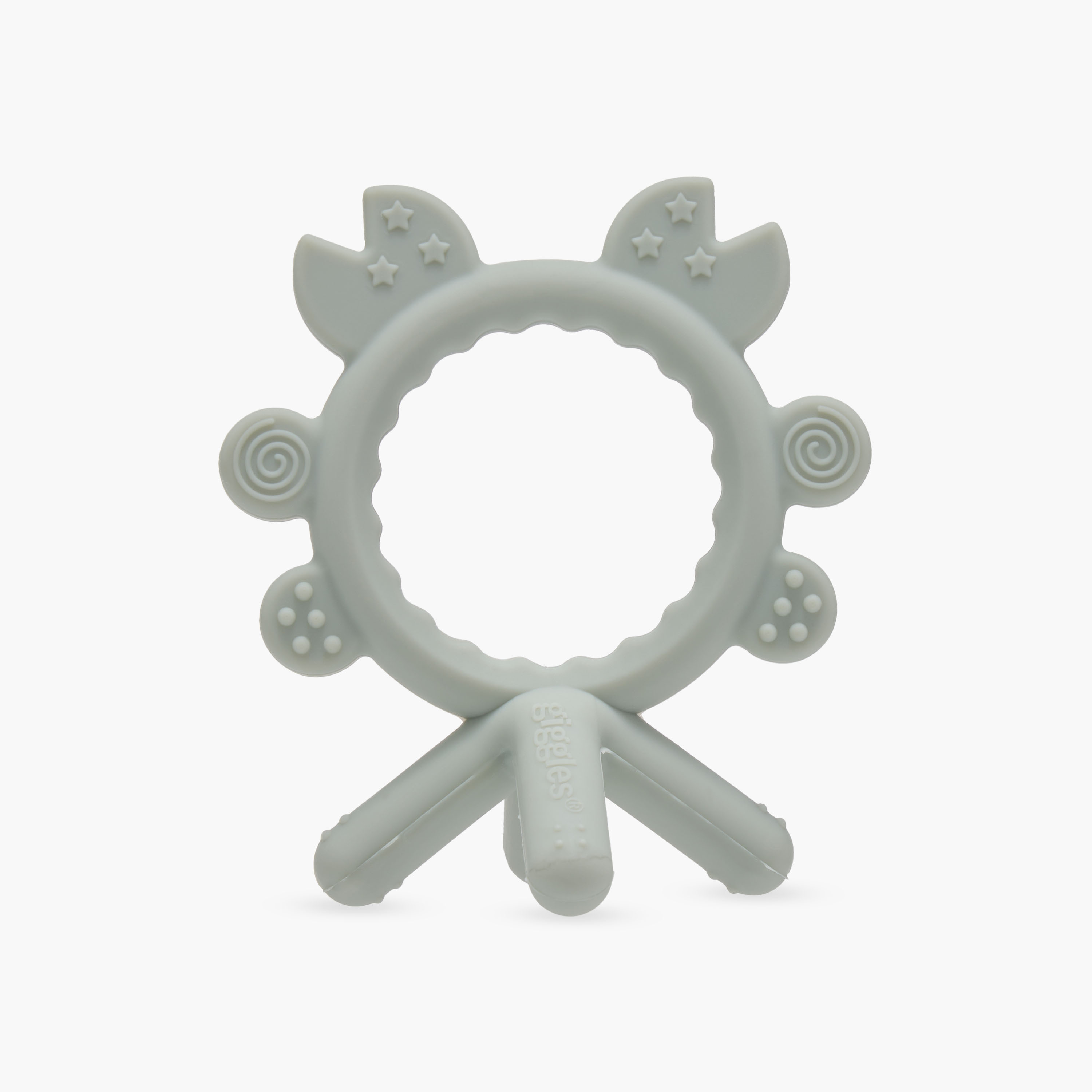 Giggles Silicone Tripod Teether-baby-feeding-teethers-image-1