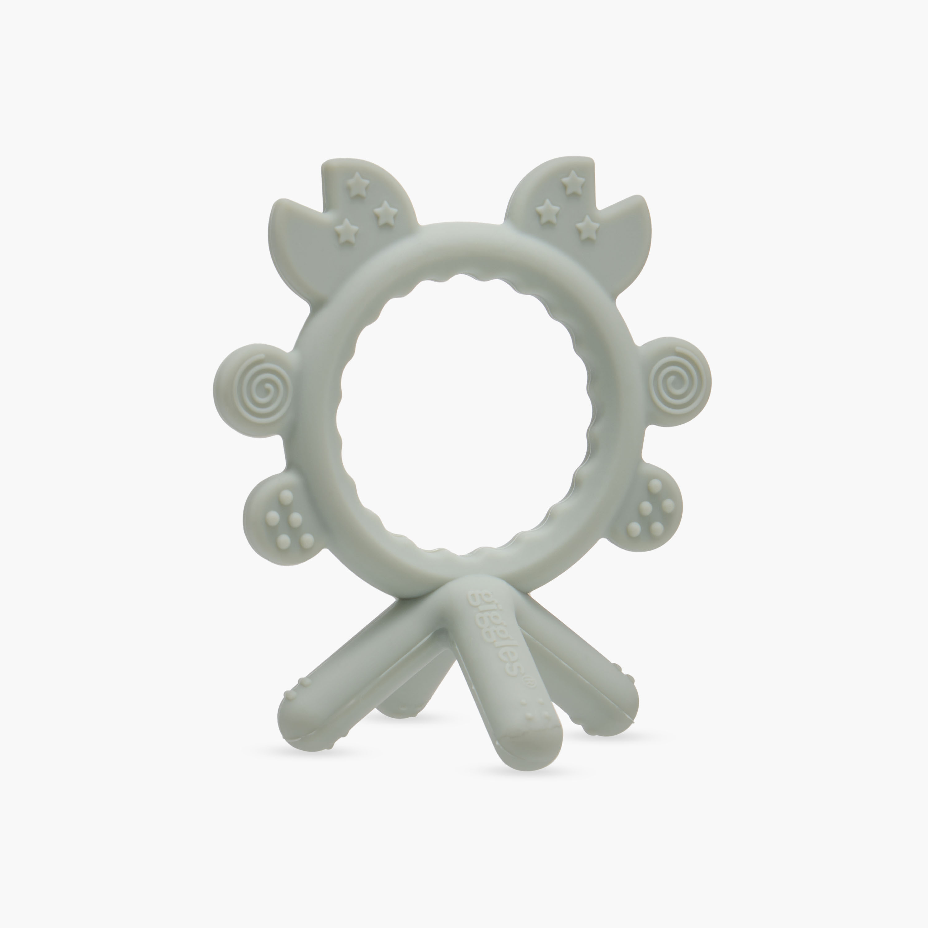 Giggles Silicone Tripod Teether-baby-feeding-teethers-image-2