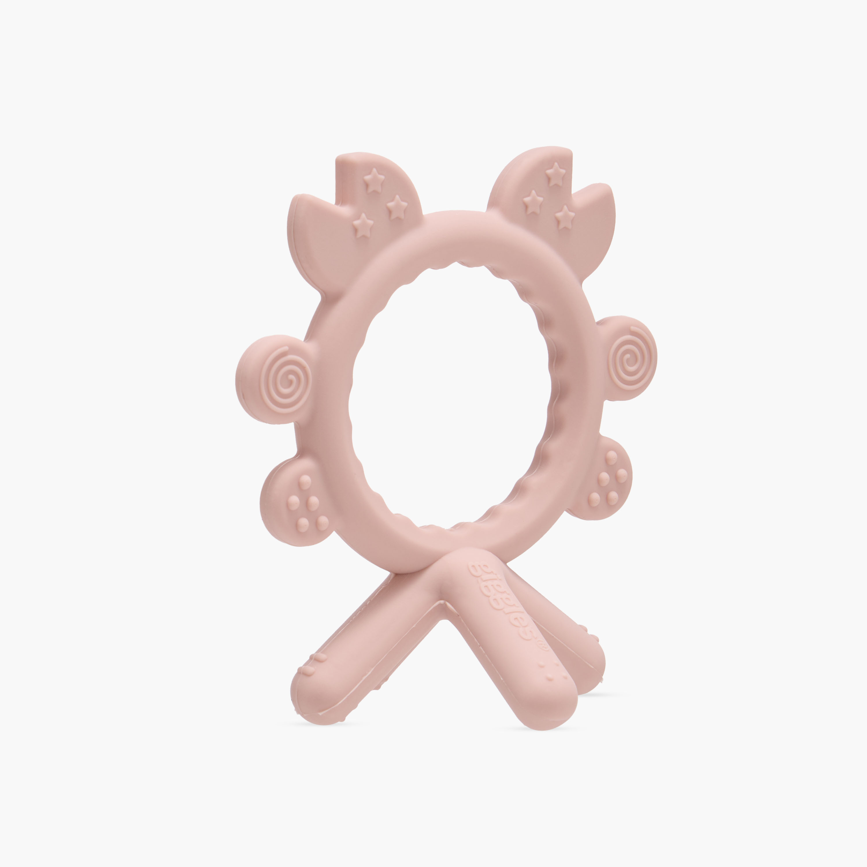 Giggles Silicone Tripod Teether-baby-feeding-teethers-image-2