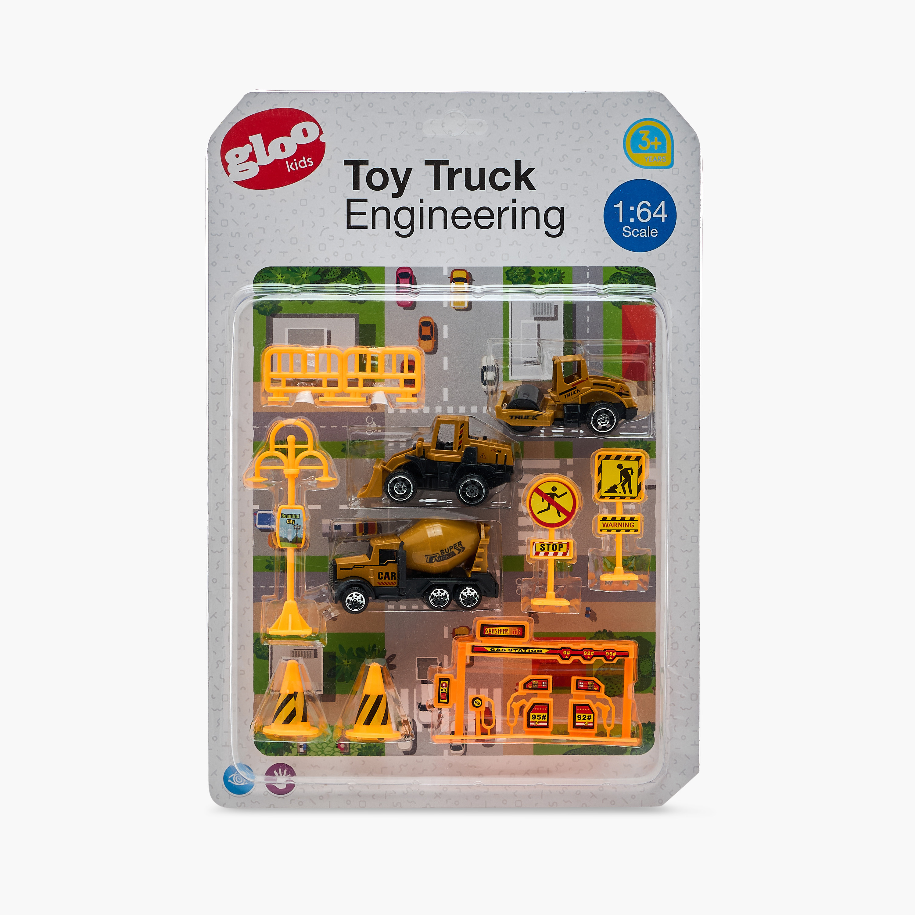 مجموعة ألعاب شاحنة هندسية من جلو-toys-playvehicles-vehicleplaysets-image-1