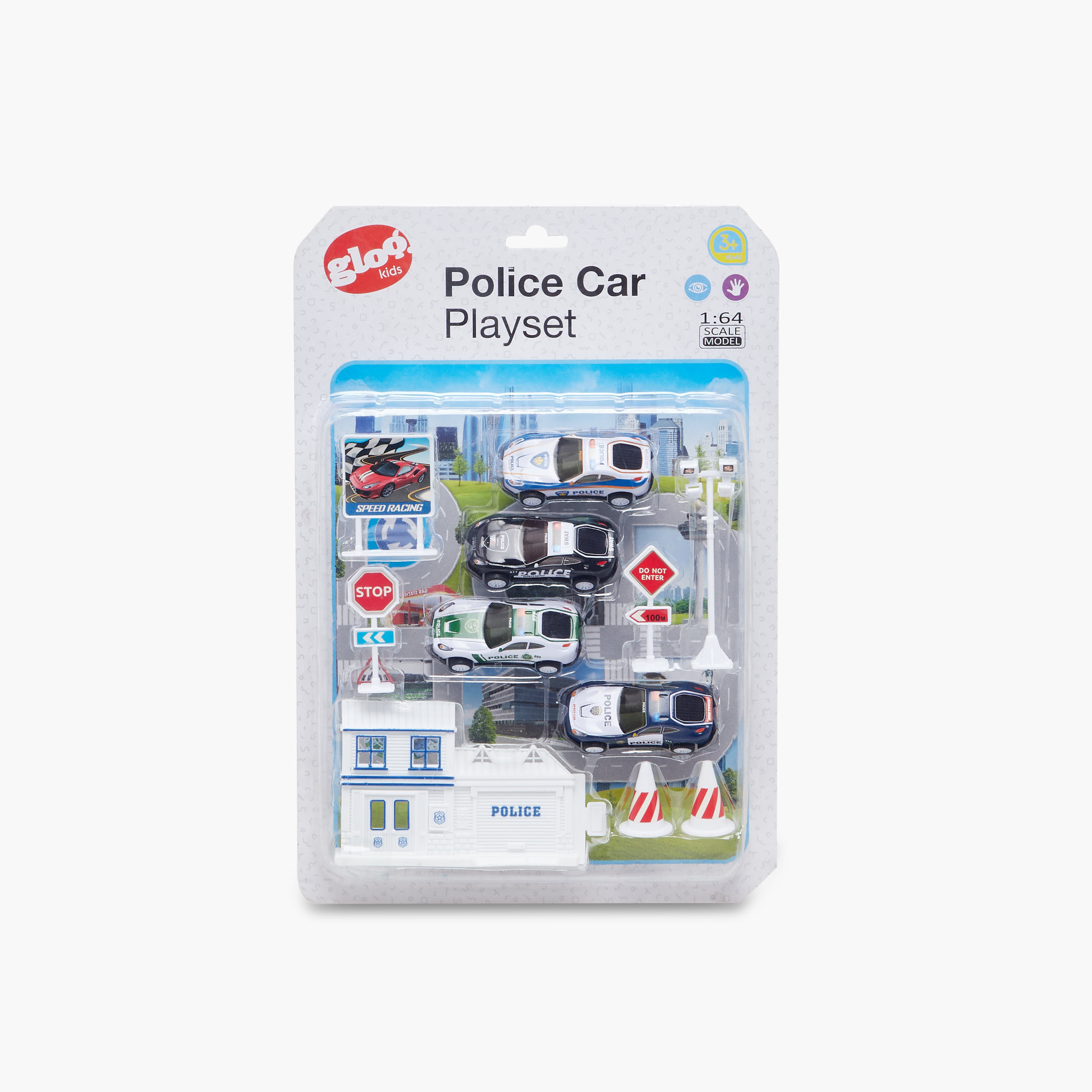 Gloo Police Car Playset-toys-playvehicles-vehicleplaysets-image-8
