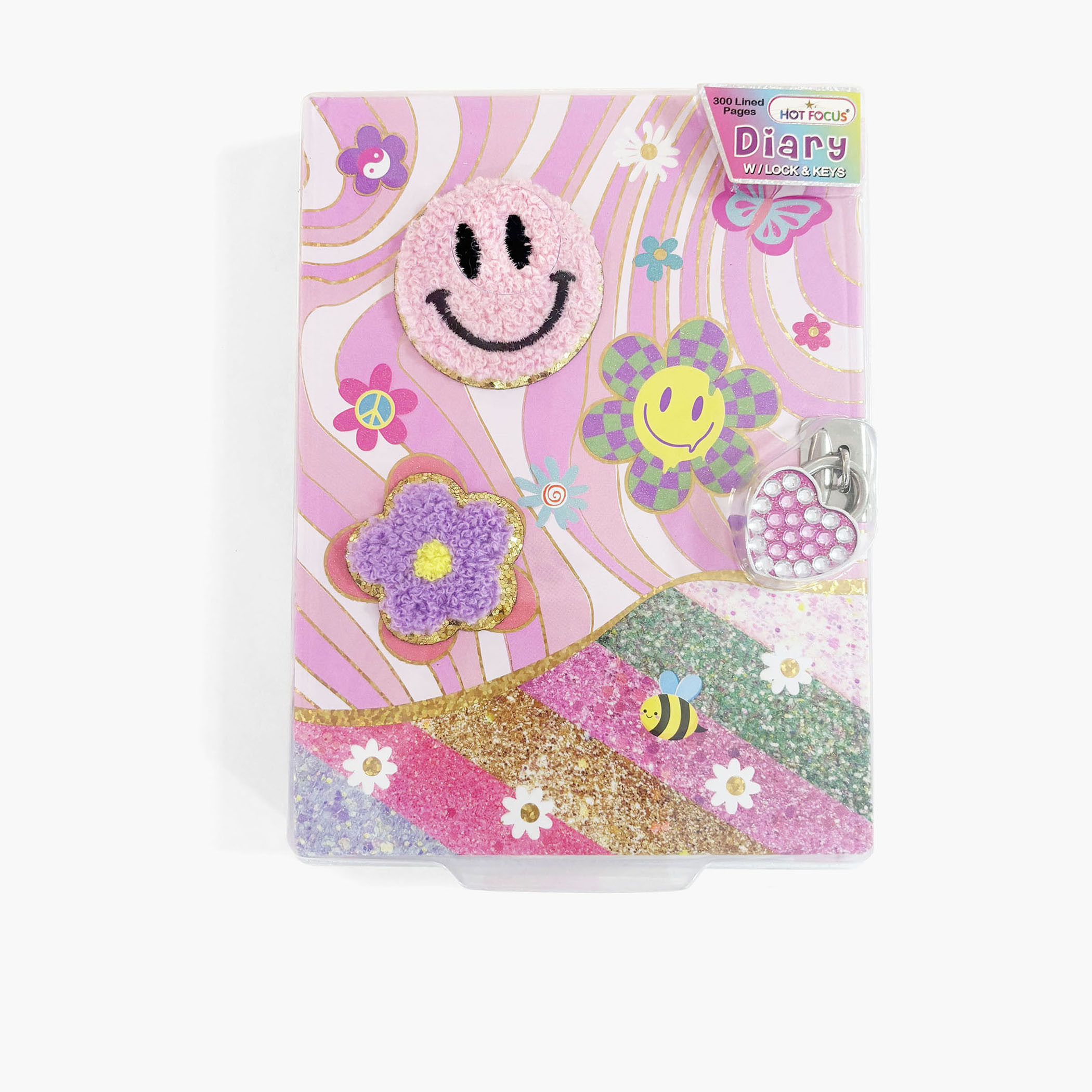 Hot Focus Diary with Lock and Keys-school-stationery-sets-image-1