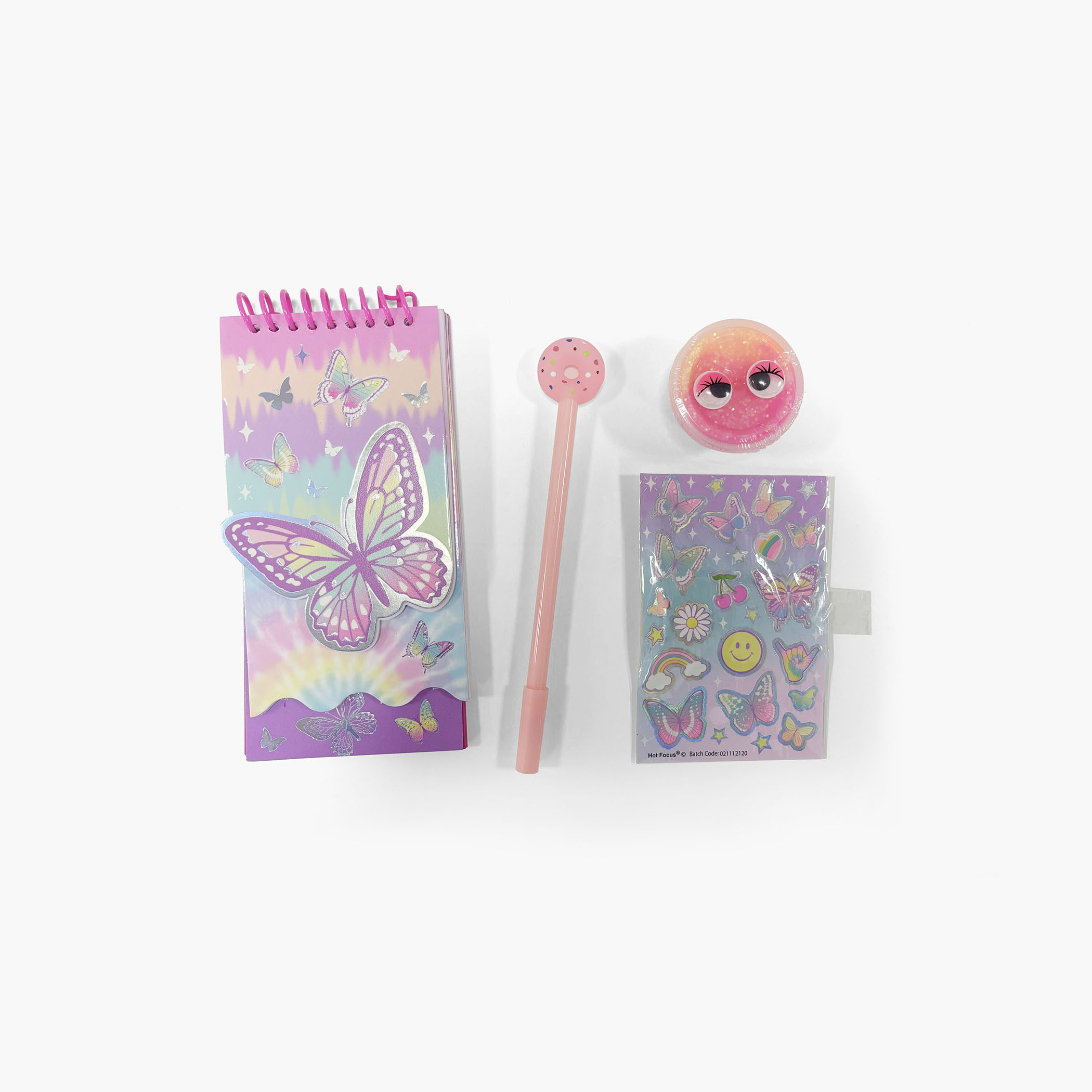 Hot Focus Glow in the Dark Stationery Set-school-stationery-sets-image-1