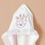 Juniors Deer Print Hooded Receiving Blanket-- 80x80 cms-baby-nursery-blanketsandswaddles-receivingblankets-image-2