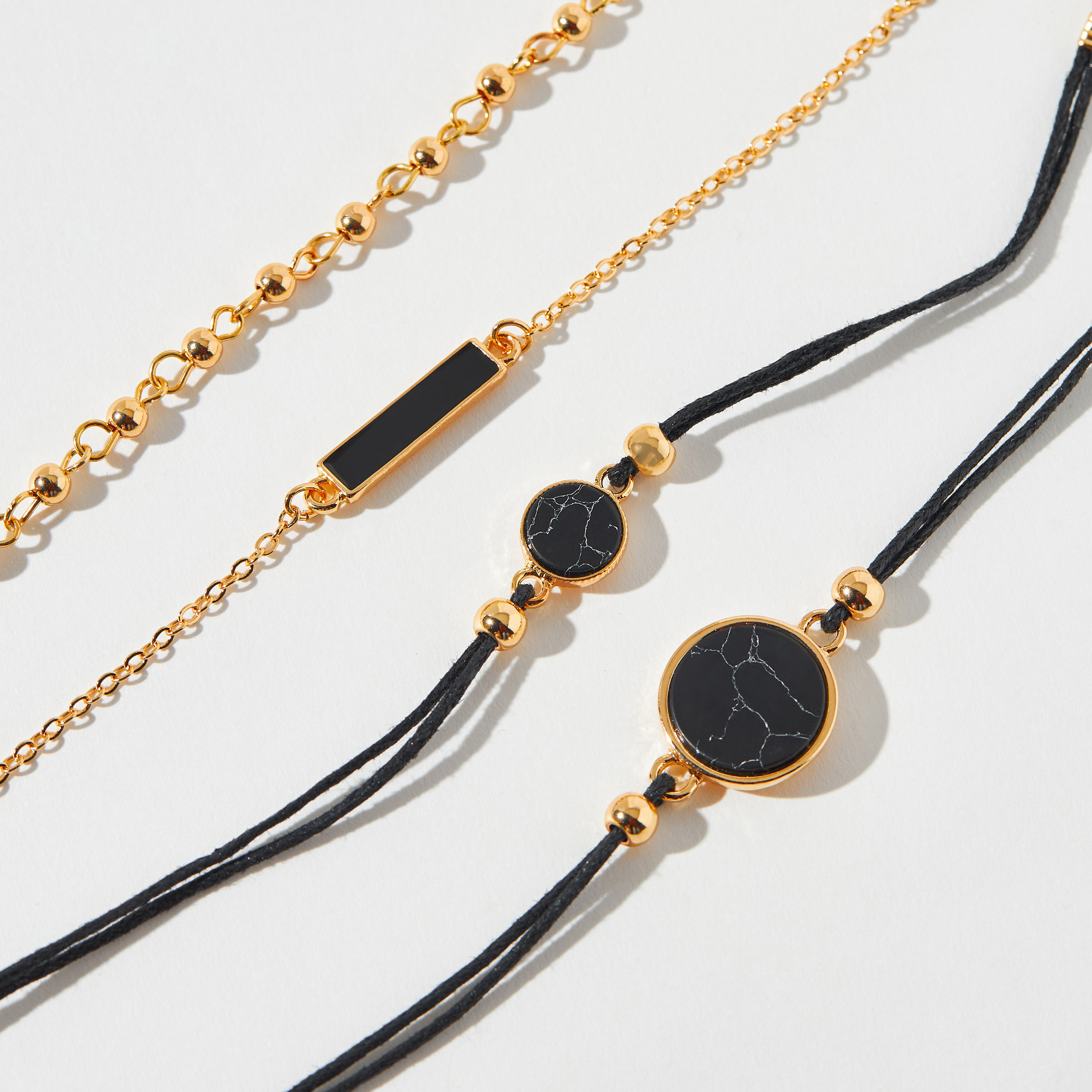 خلخال خرز- طقم من 3 قطع متنوعة-women-watchesandjewellery-jewellery-anklets-image-2