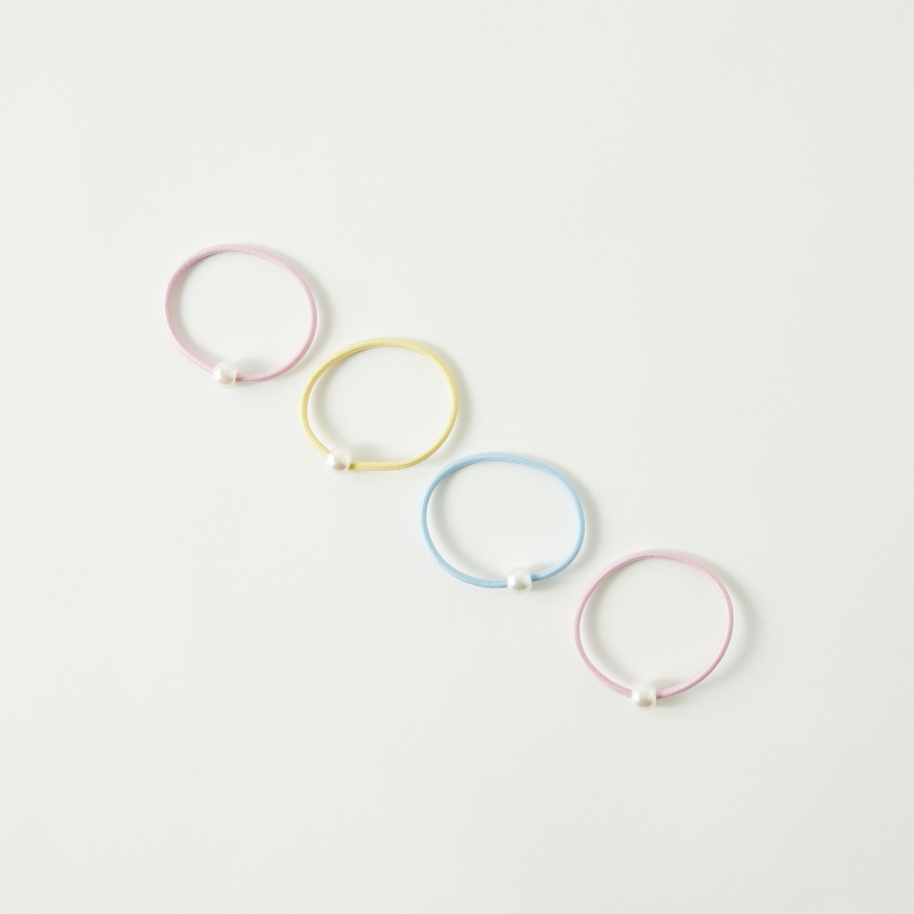 ربطات شعر مزينة باللؤلؤ - طقم من 4 قطع-women-hairaccessories-scrunchies-image-1