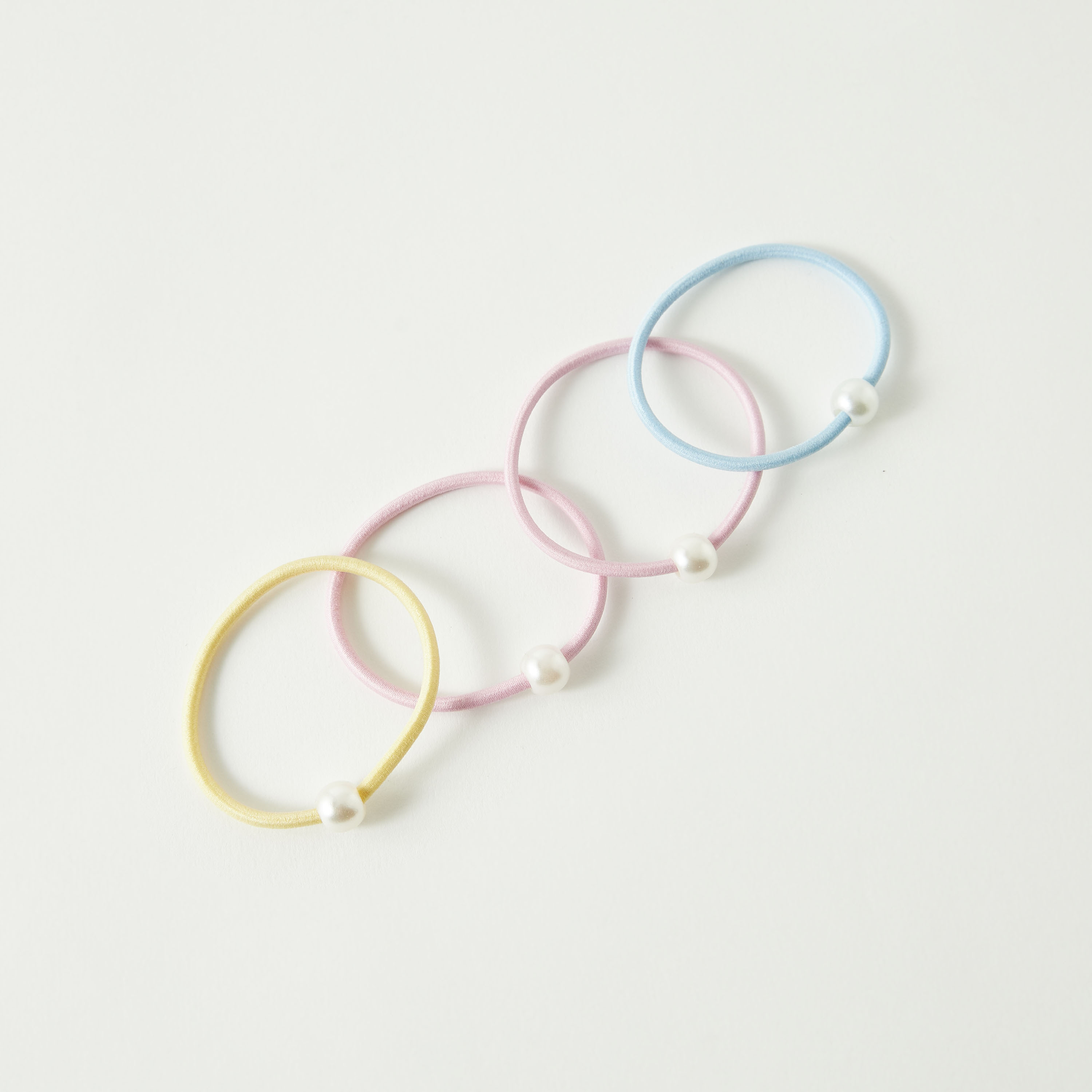 ربطات شعر مزينة باللؤلؤ - طقم من 4 قطع-women-hairaccessories-scrunchies-image-3