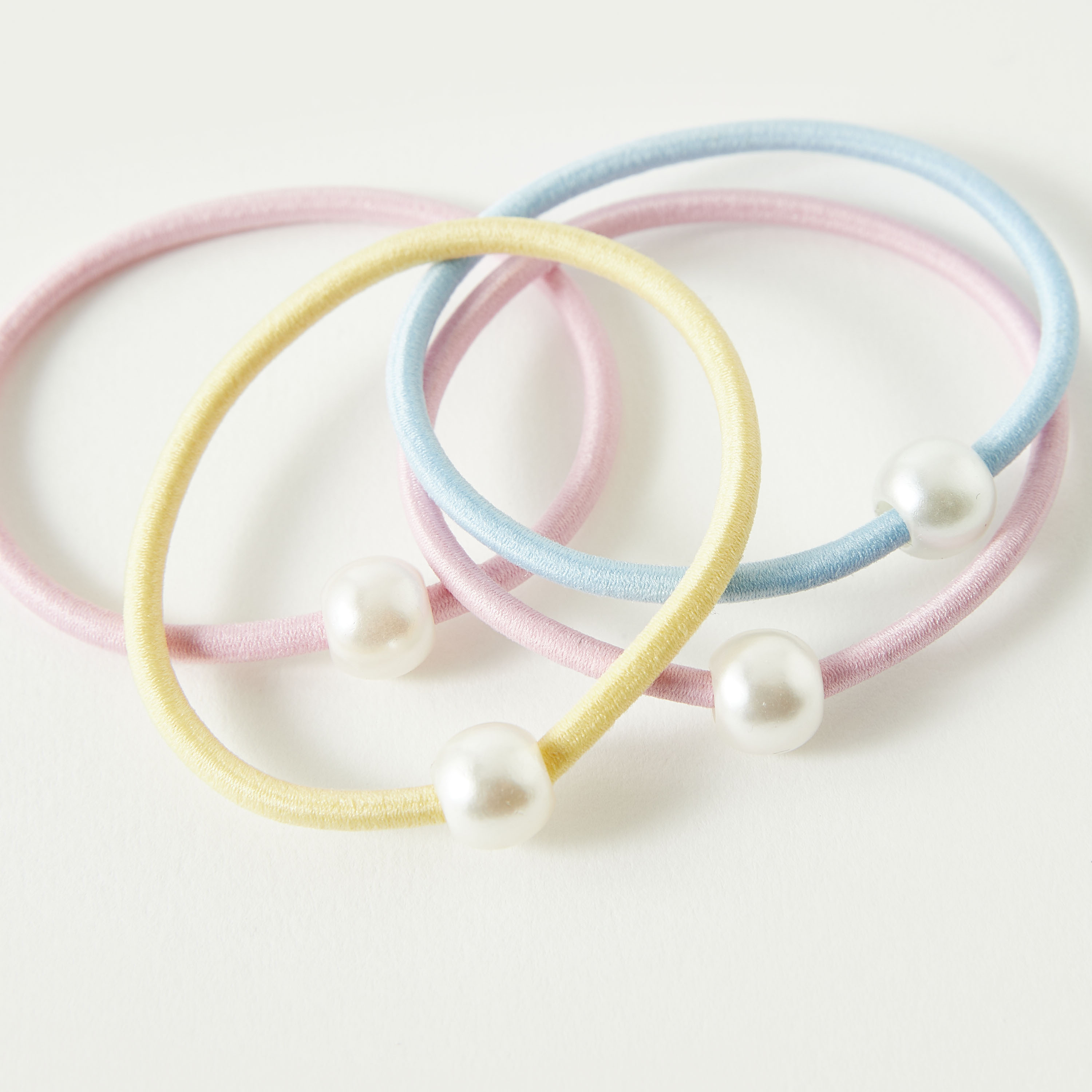 ربطات شعر مزينة باللؤلؤ - طقم من 4 قطع-women-hairaccessories-scrunchies-image-4