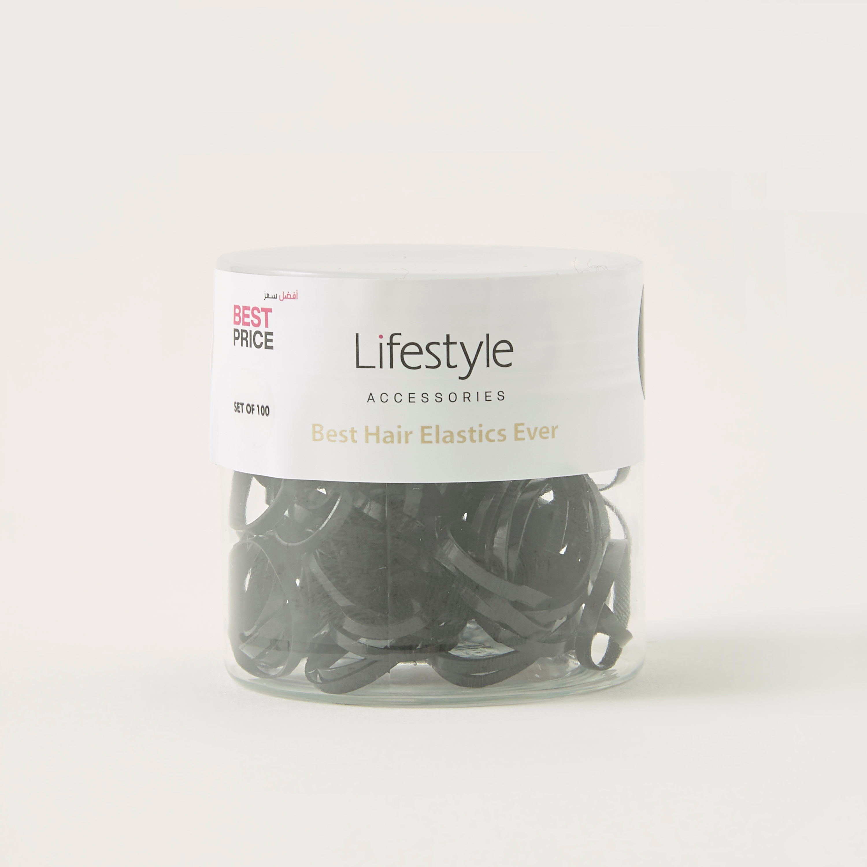 Solid Hair Tie - Set of 100-women-hairaccessories-sets-image-1