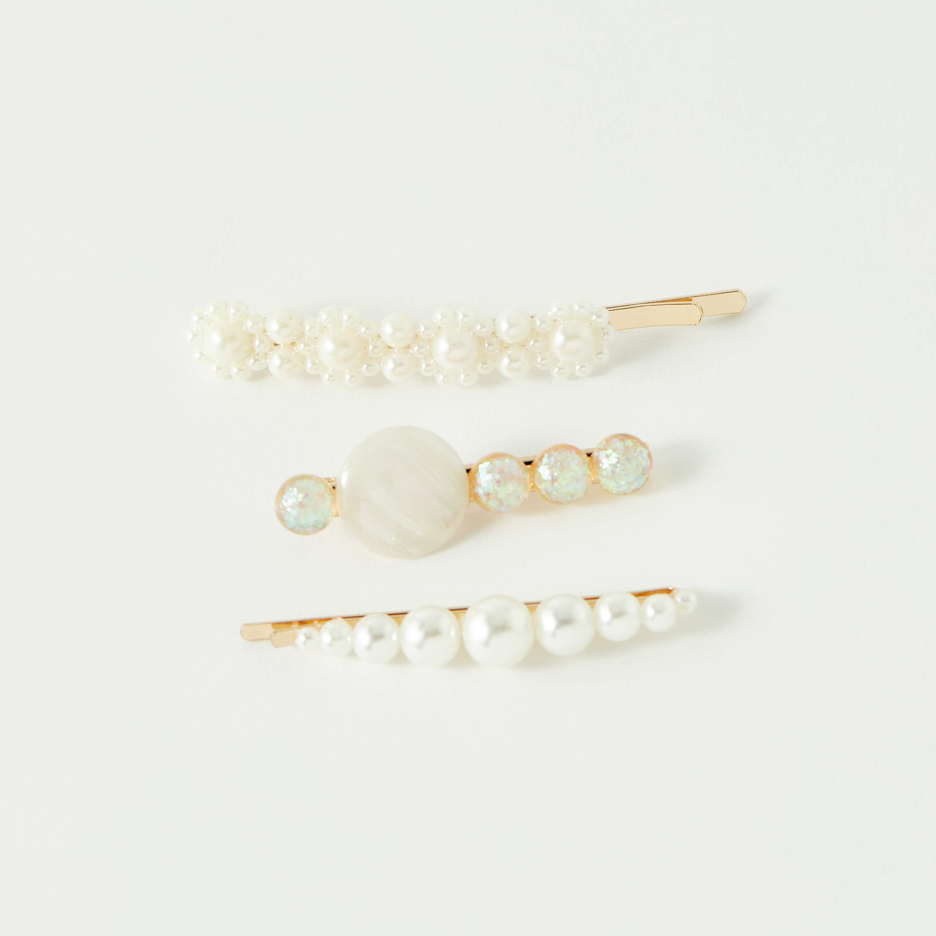 دبابيس شعر مزينة باللؤلؤ - طقم من 3 قطع-women-hairaccessories-hairpins-image-2