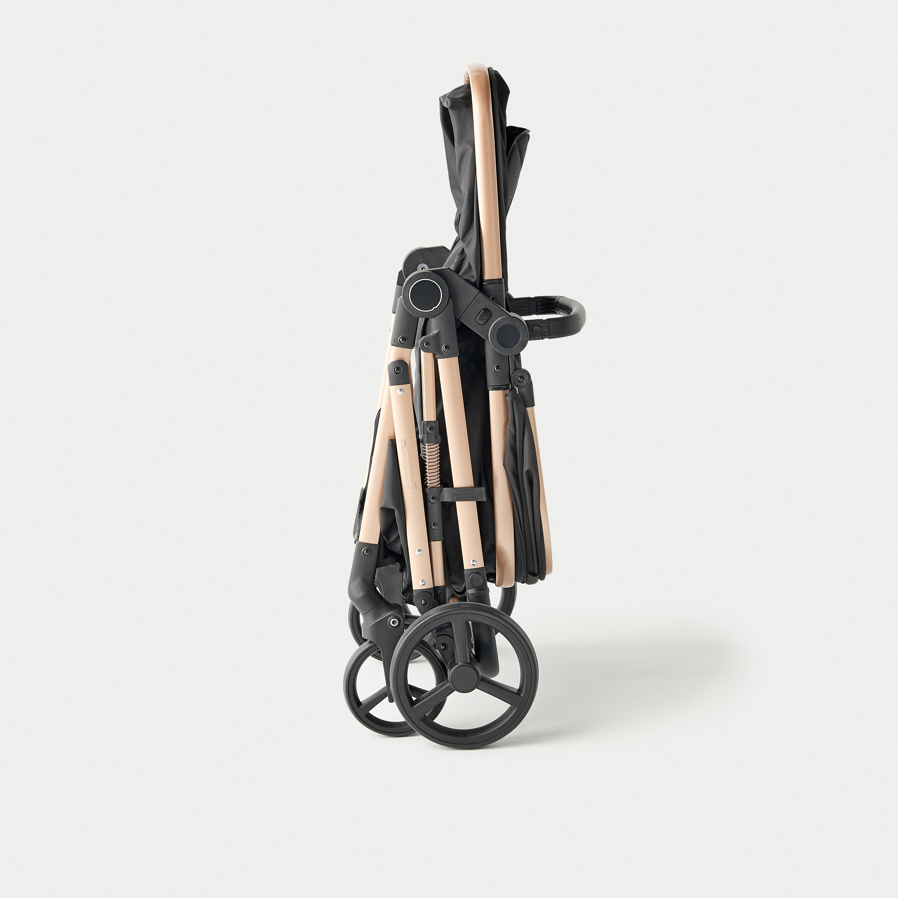 عربة أطفال راي بنظام طي بزر ضغط وإطار معدني وقفل للعجلات من جيجلز-baby-gear-strollersandprams-strollers-image-16
