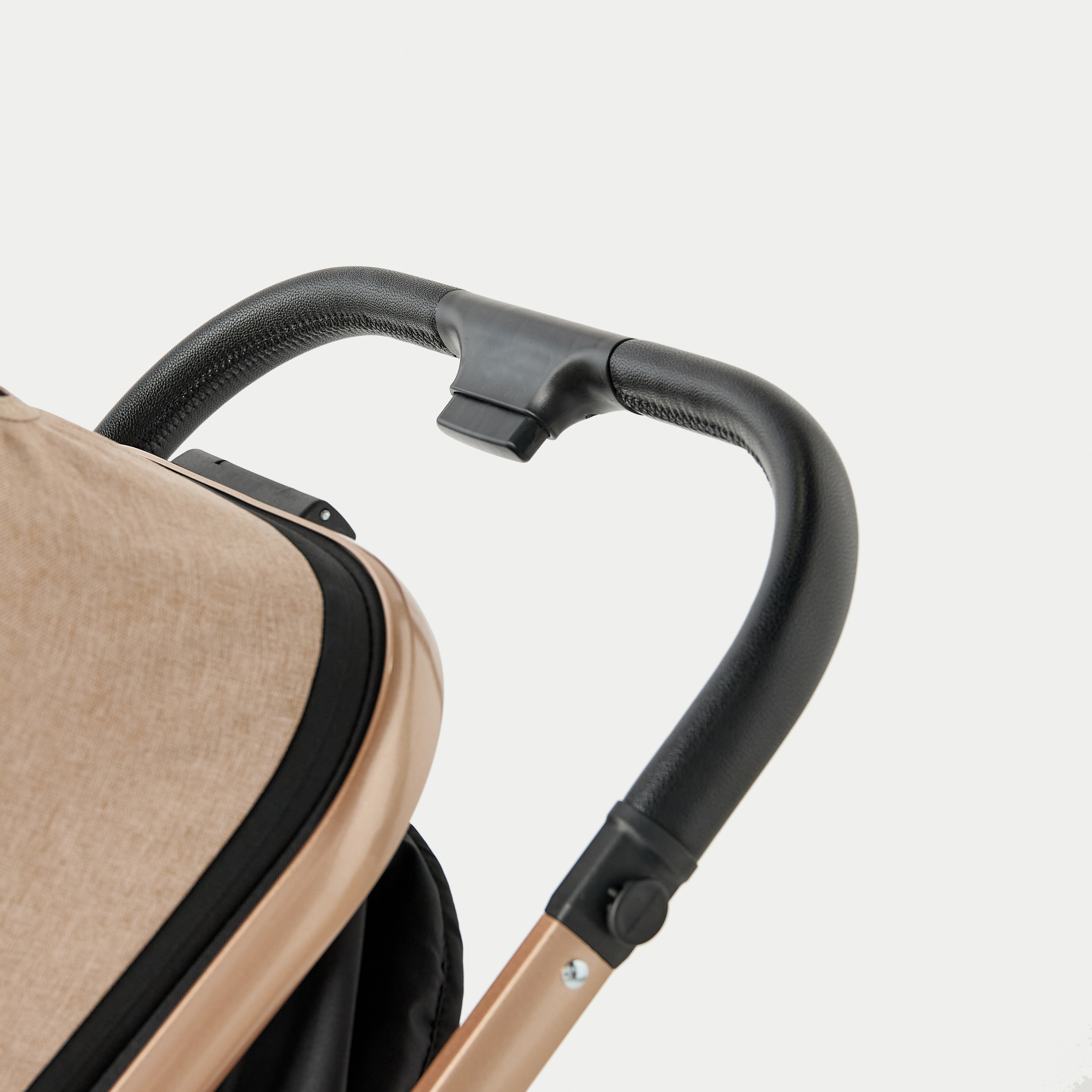 عربة أطفال راي بنظام طي بزر ضغط وإطار معدني وقفل للعجلات من جيجلز-baby-gear-strollersandprams-strollers-image-13