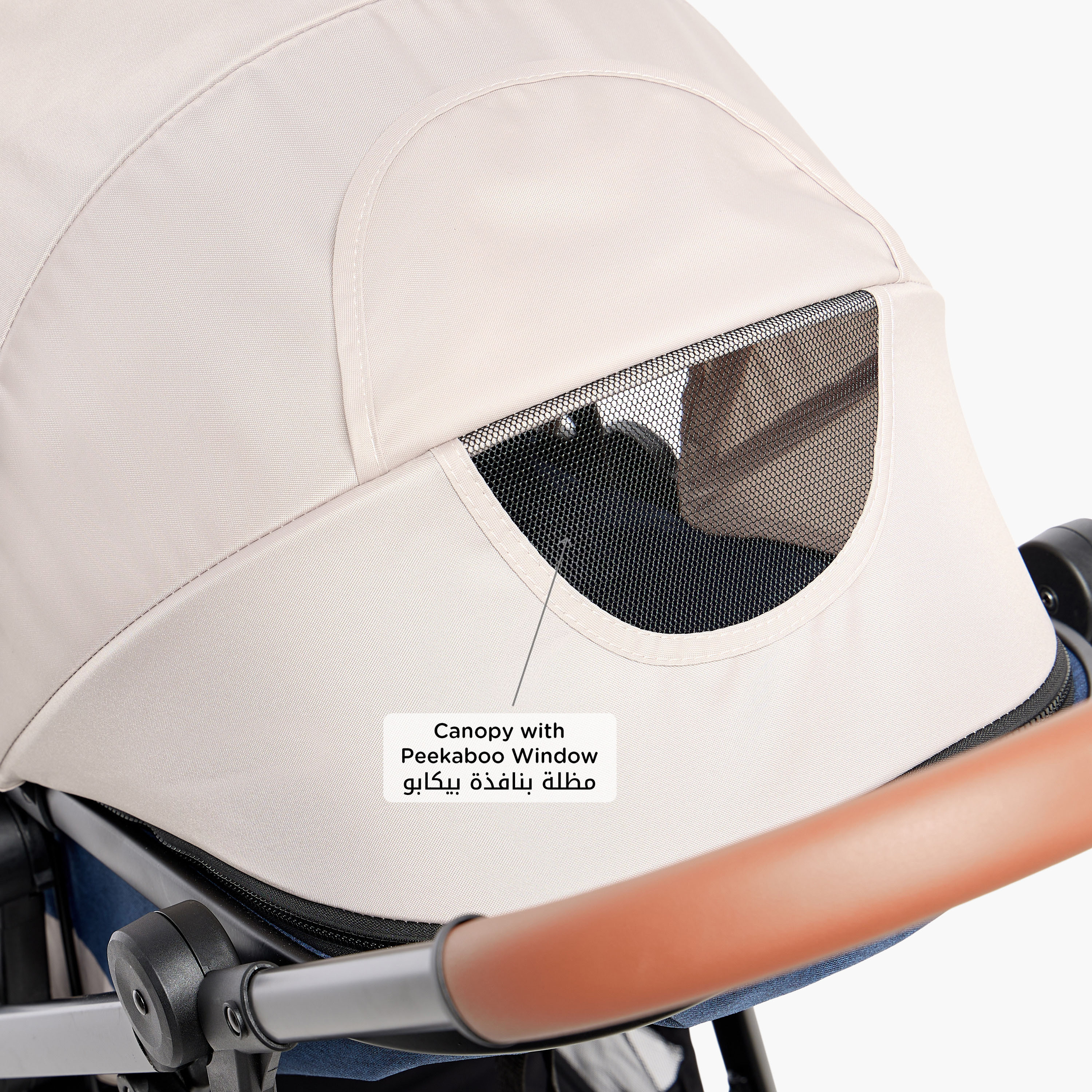 Giggles Mac Full Size Stroller with Push Button Folding System, Aluminium Frame and Wheel Lock-baby-gear-strollersandprams-strollers-image-7