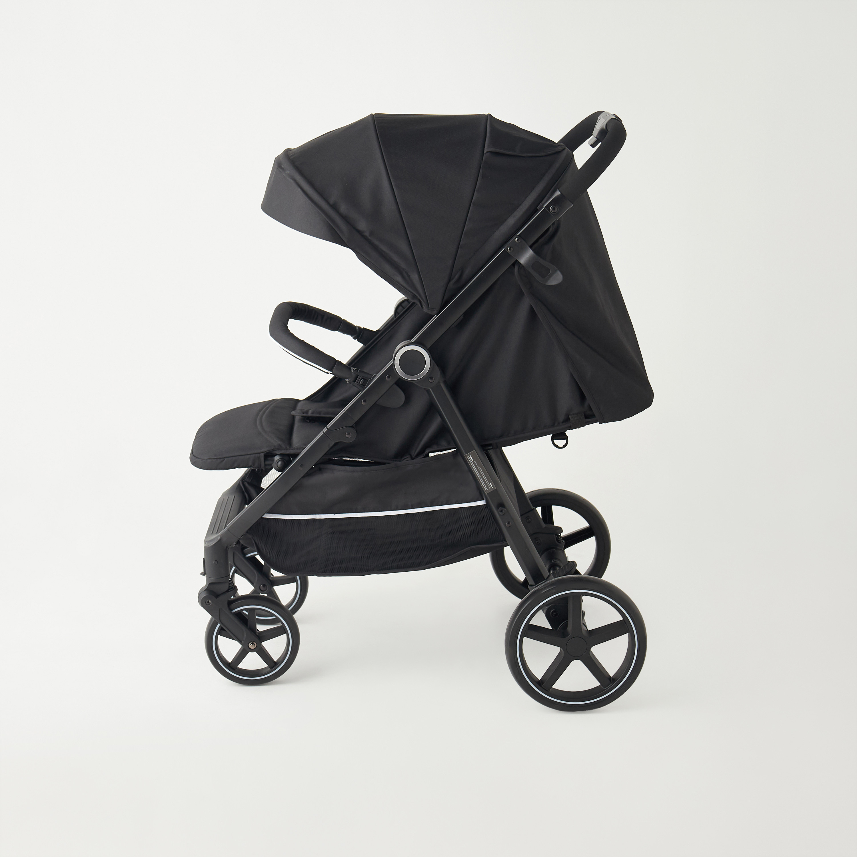 Giggles Larry Full Size Stroller with Push Button Folding System, Metal Frame and Wheel Lock-baby-gear-strollersandprams-strollers-image-4