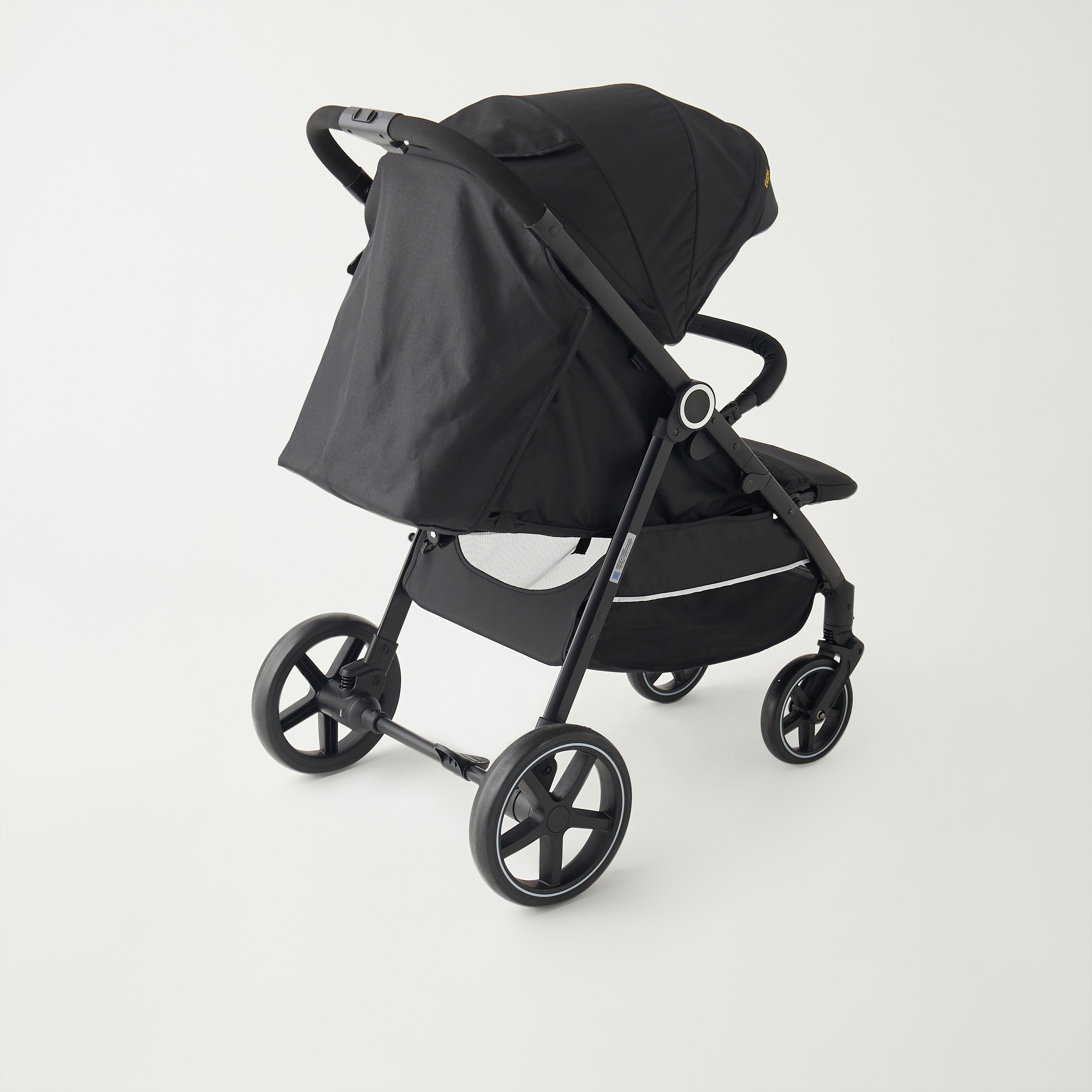 Giggles Larry Full Size Stroller with Push Button Folding System, Metal Frame and Wheel Lock-baby-gear-strollersandprams-strollers-image-5