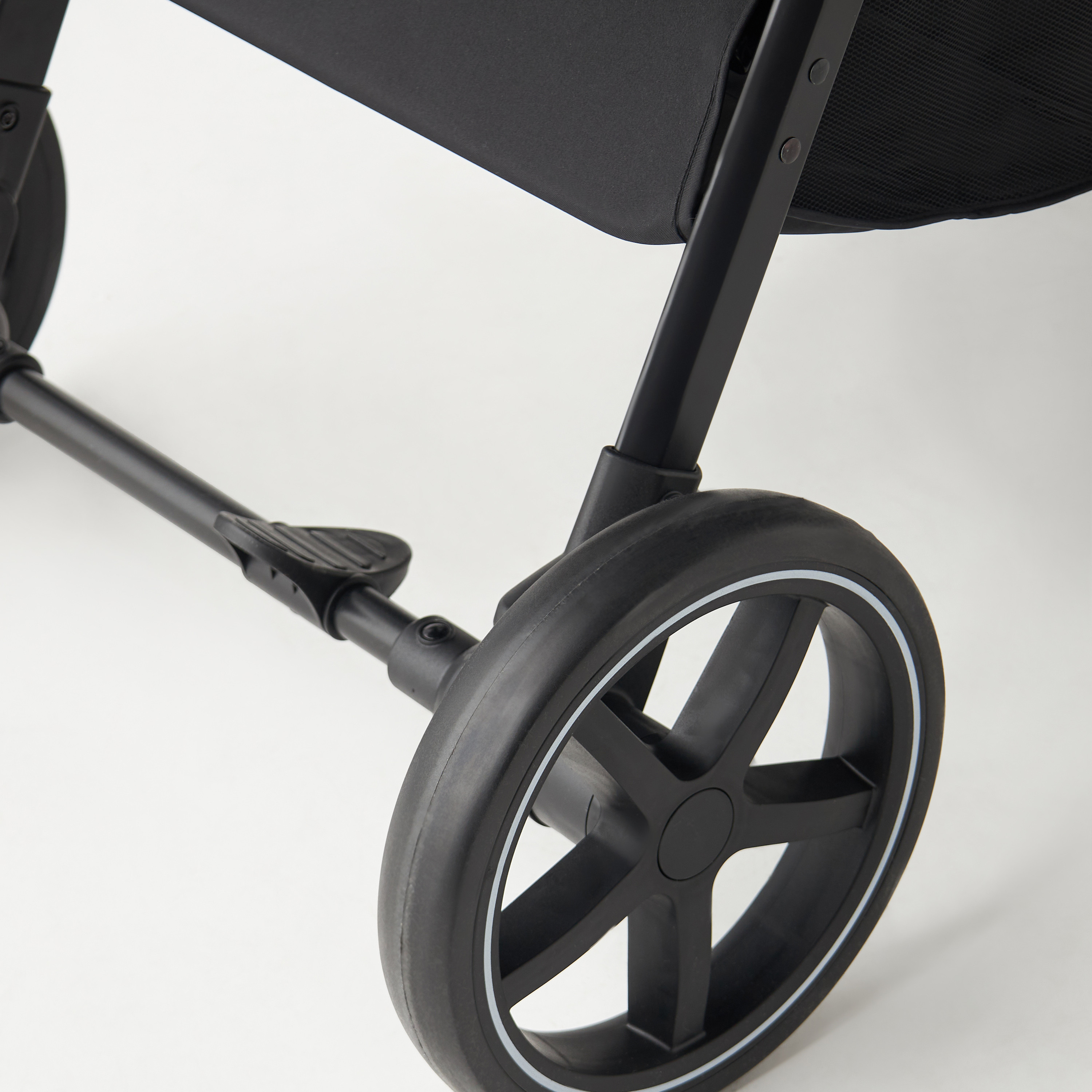 Giggles Larry Full Size Stroller with Push Button Folding System, Metal Frame and Wheel Lock-baby-gear-strollersandprams-strollers-image-6