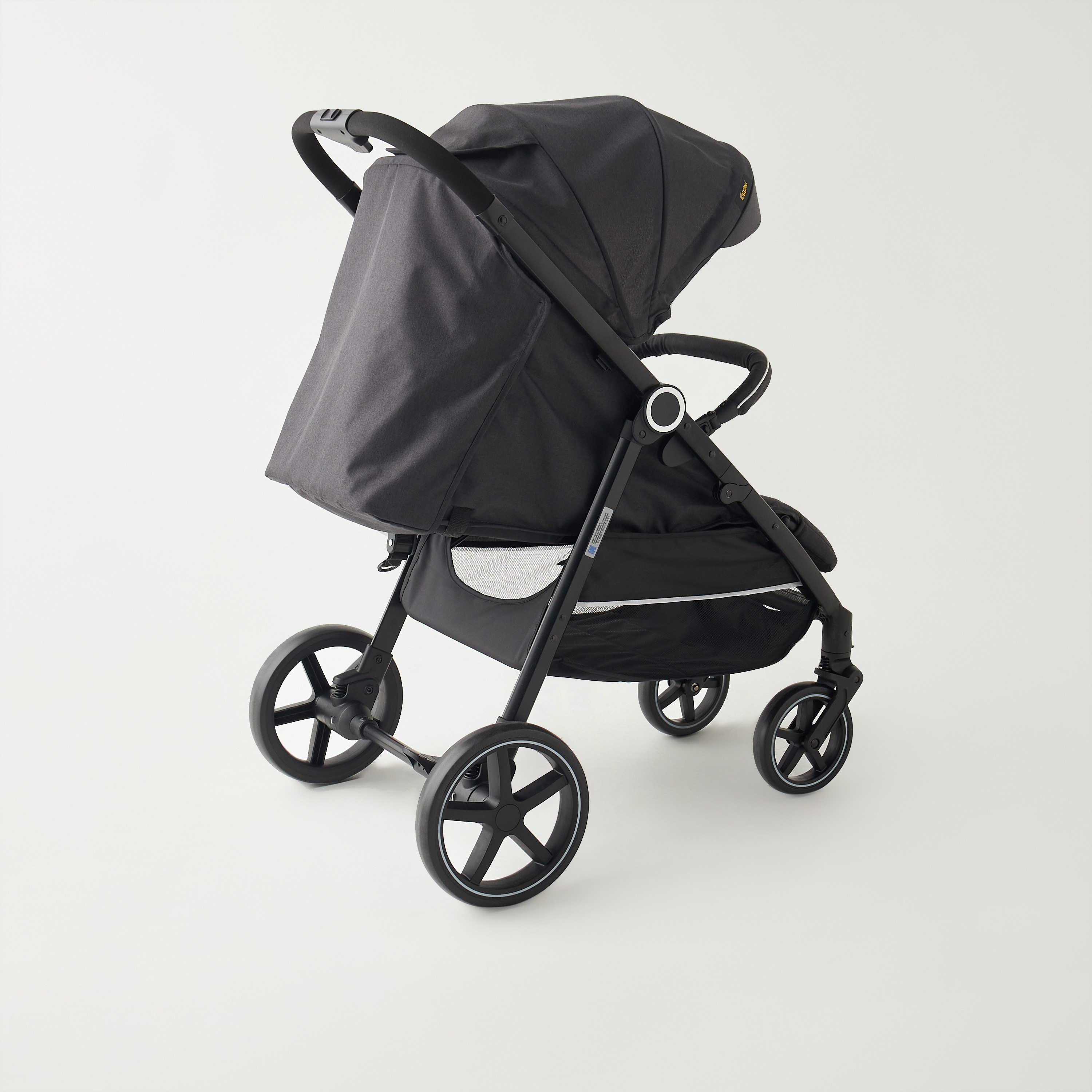 Giggles Larry Full Size Stroller with Push Button Folding System, Metal Frame and Wheel Lock-baby-gear-strollersandprams-strollers-image-3