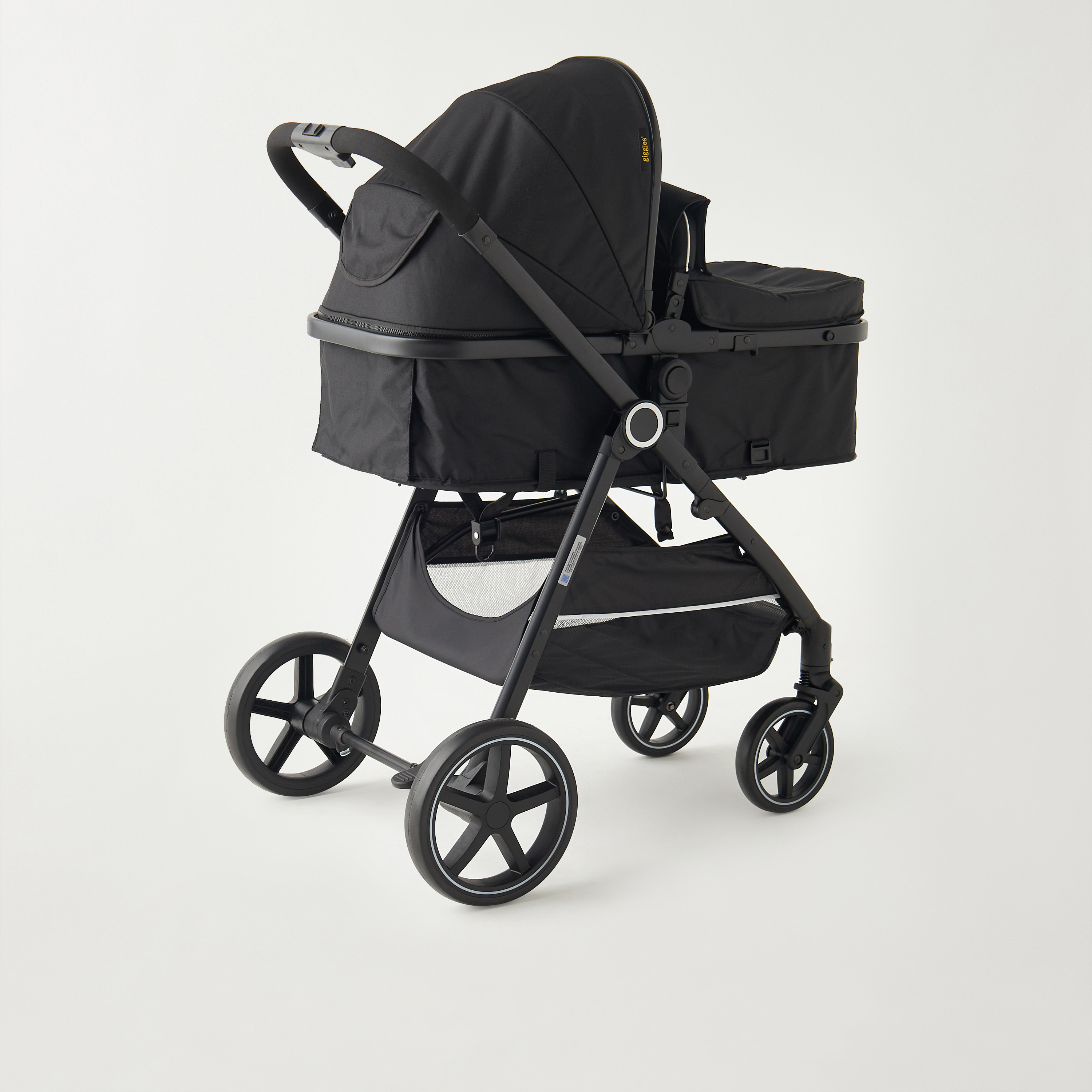 Giggles Harley Stroller with Push Button Folding System, Aluminium Frame and Wheel Lock-baby-gear-strollersandprams-strollers-image-3