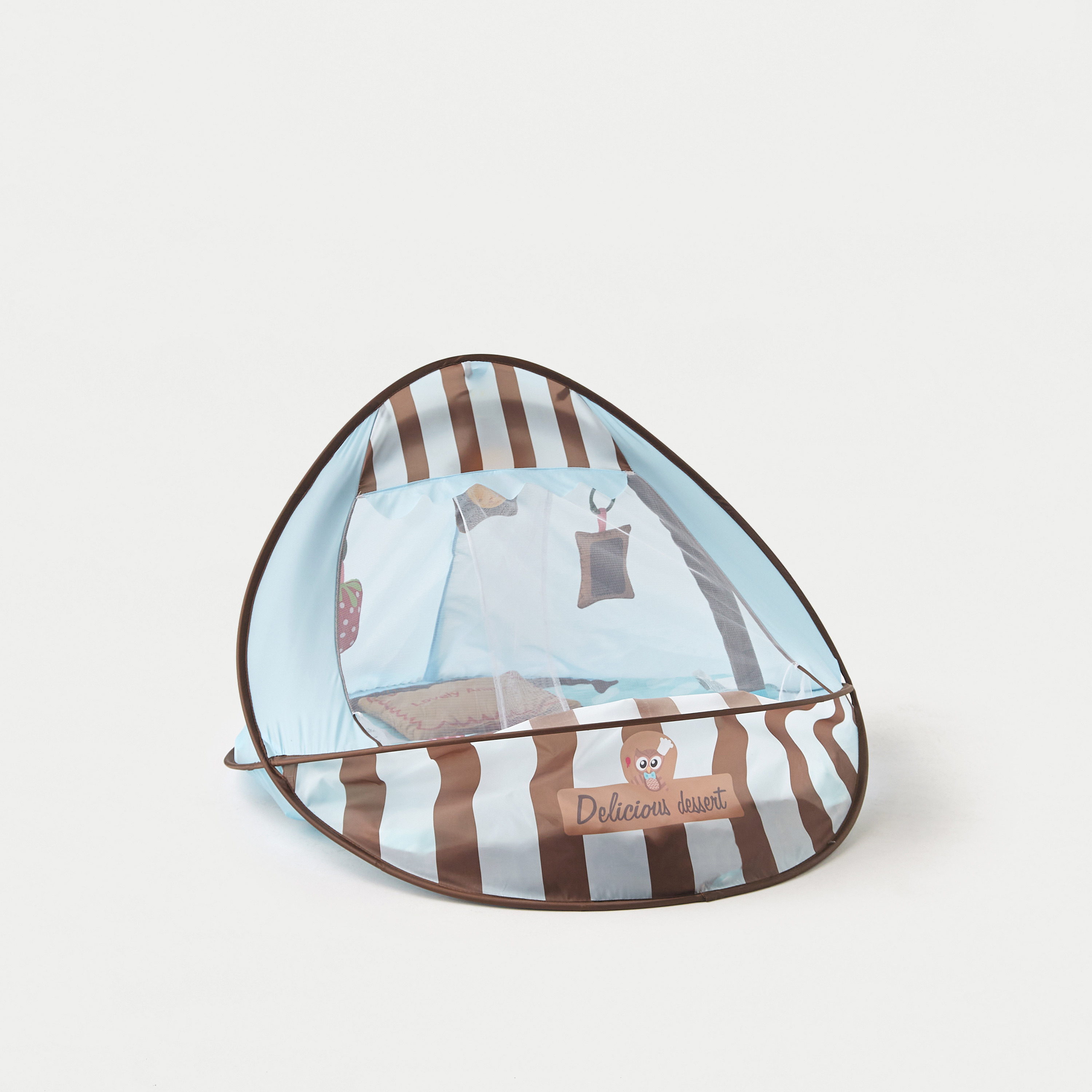 Juniors Owl Print Portable Baby Bed-baby-nursery-furniture-cribsandbeds-beds-image-2