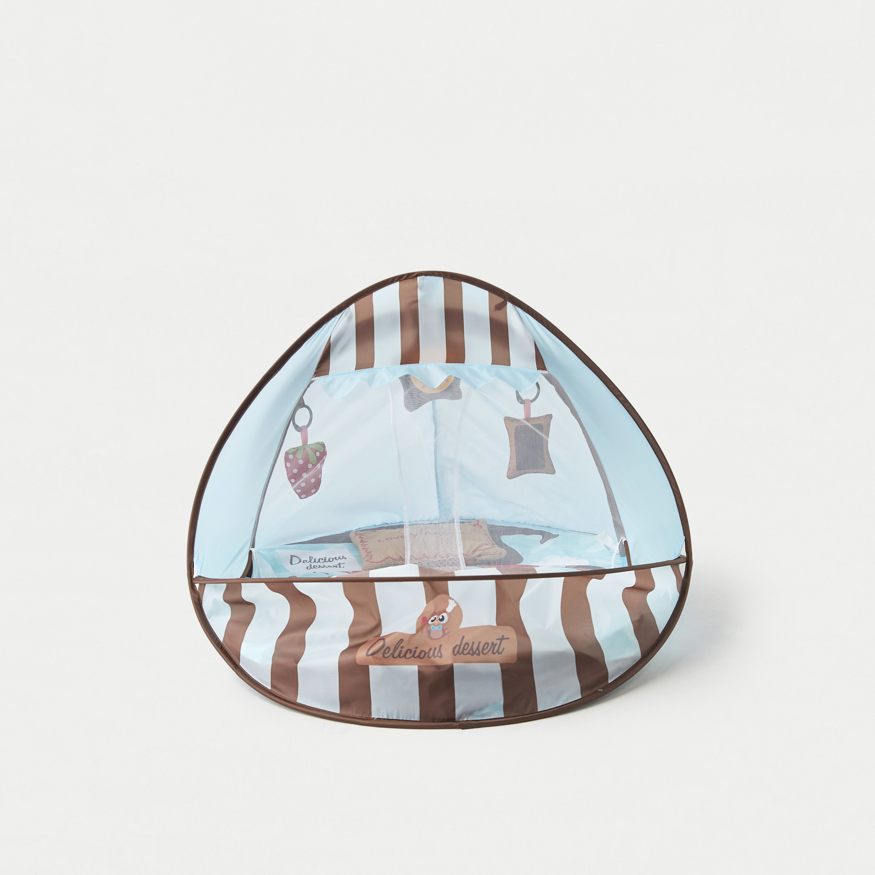 Juniors Owl Print Portable Baby Bed-baby-nursery-furniture-cribsandbeds-beds-image-3