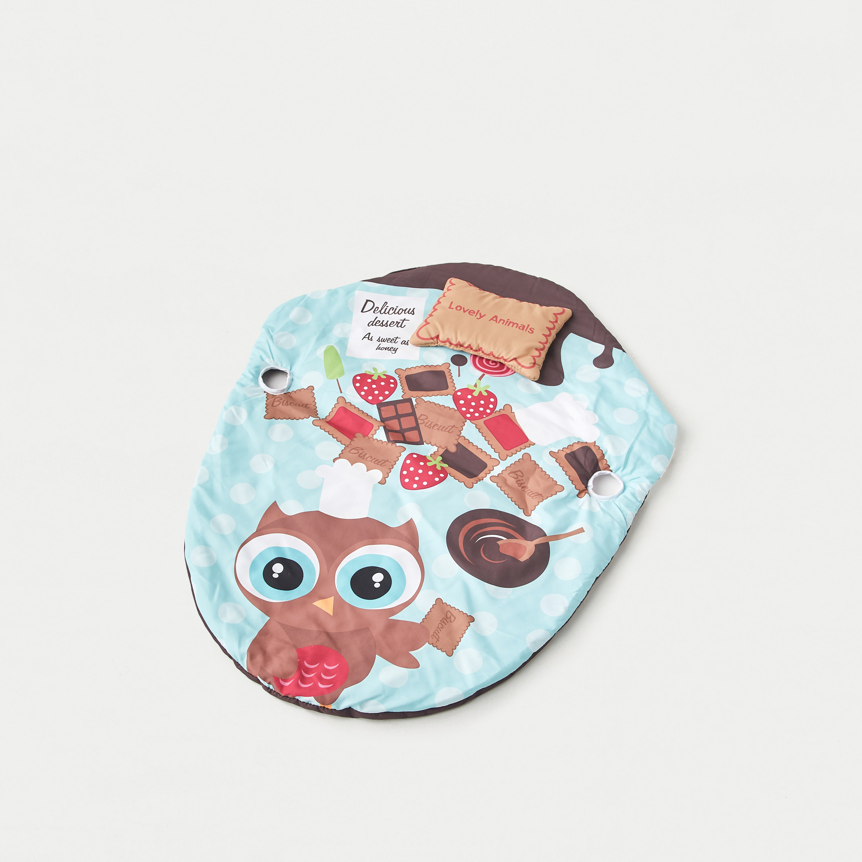 Juniors Owl Print Portable Baby Bed-baby-nursery-furniture-cribsandbeds-beds-image-6