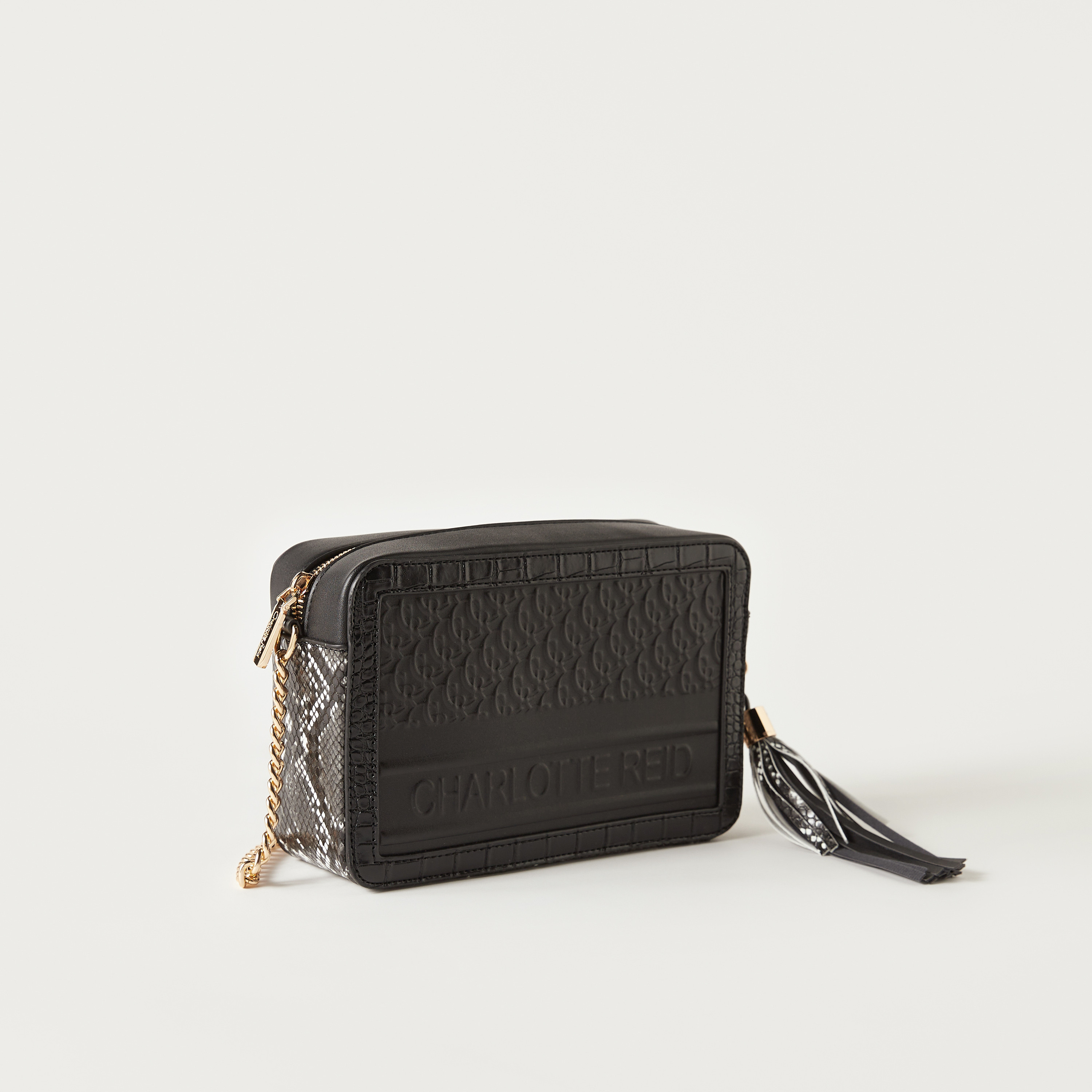 شنطة كروس بودي بارزة الملمس بحزام قابل للتعديل وسحاب إغلاق من شارلوت ريد-women-bagsandwallets-handbags-image-4
