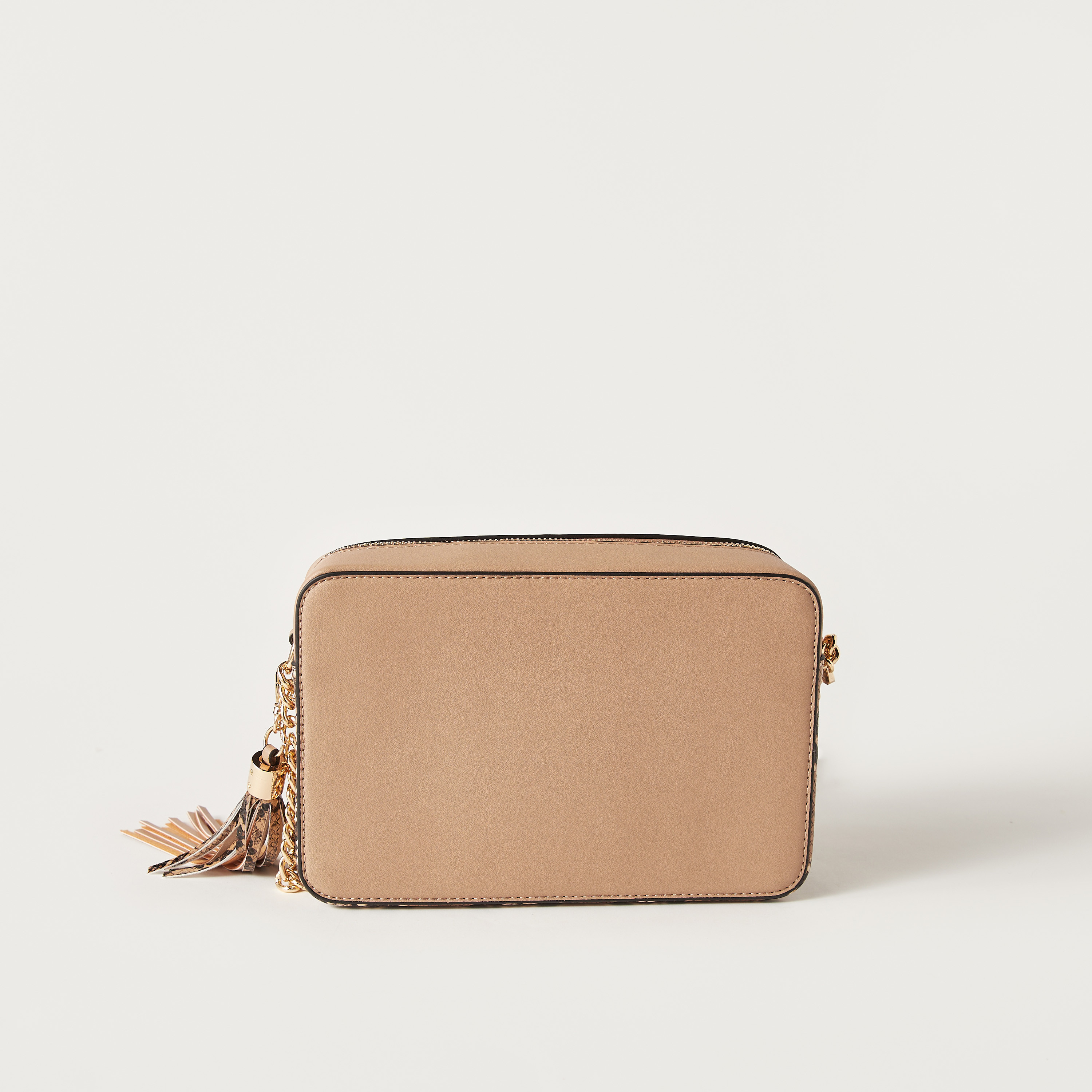 Charlotte Reid Textured Crossbody Bag with Adjustable Strap and Zip Closure-women-bagsandwallets-handbags-image-5