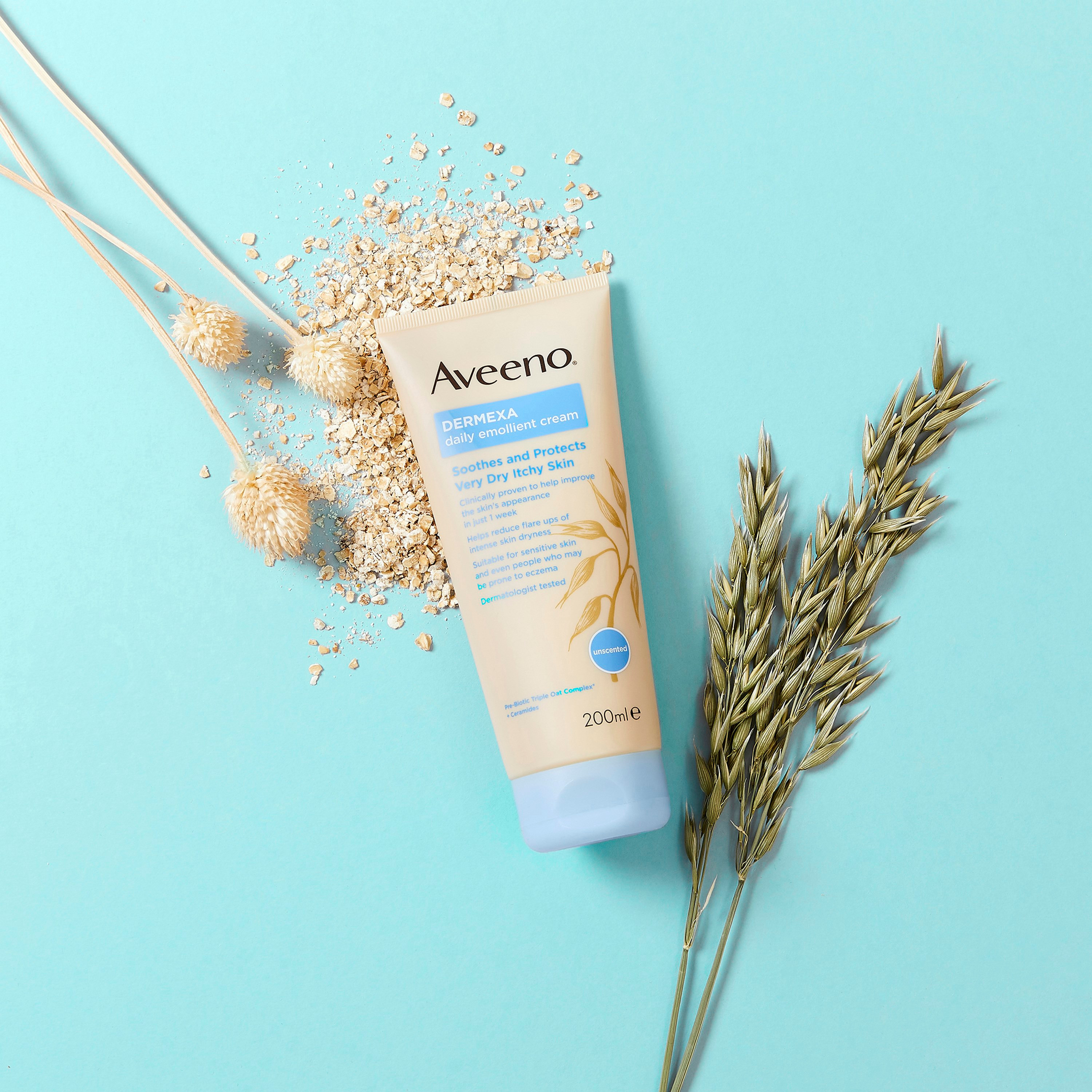كريم مطري ديرميكسا من افينو، 200 مل-baby-bathandcare-hairbodyskincare-lotionsandcreams-image-5