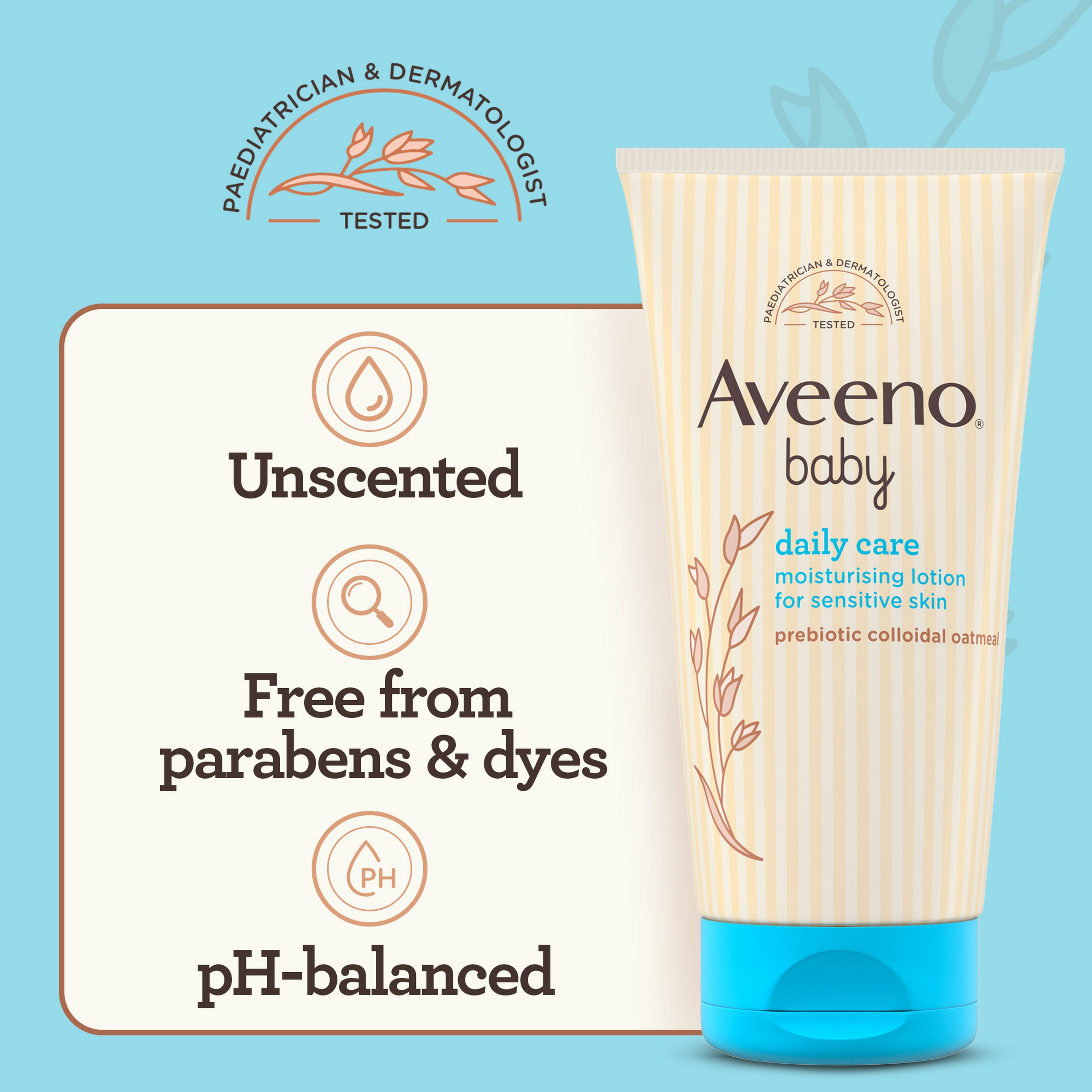 Aveeno Daily Care Moisturising Lotion, 150ml-baby-bathandcare-hairbodyskincare-lotionsandcreams-image-4