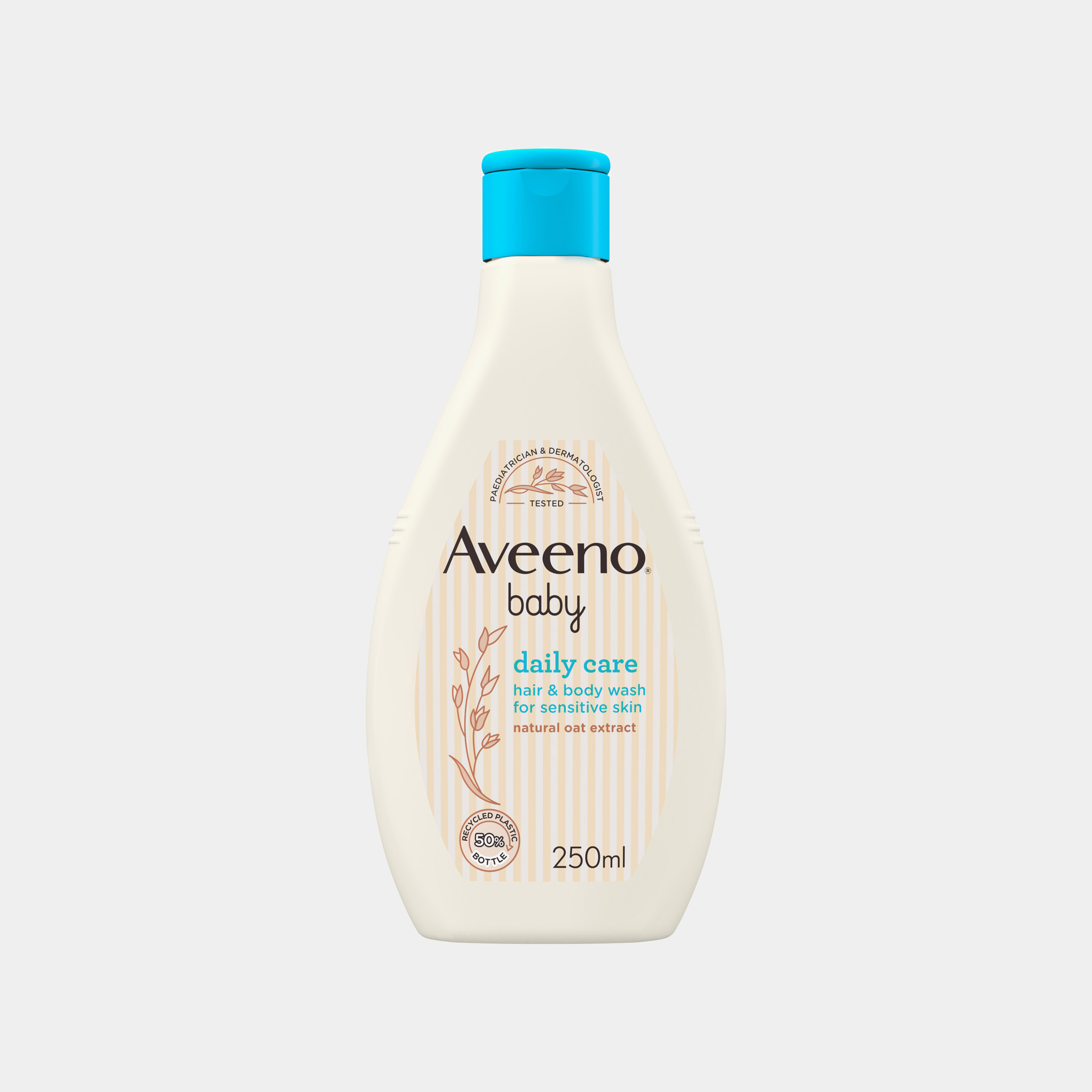 Aveeno Daily Care Hair and Body Wash, 250ml-baby-bathandcare-hairbodyskincare-bodywashandsoaps-image-1