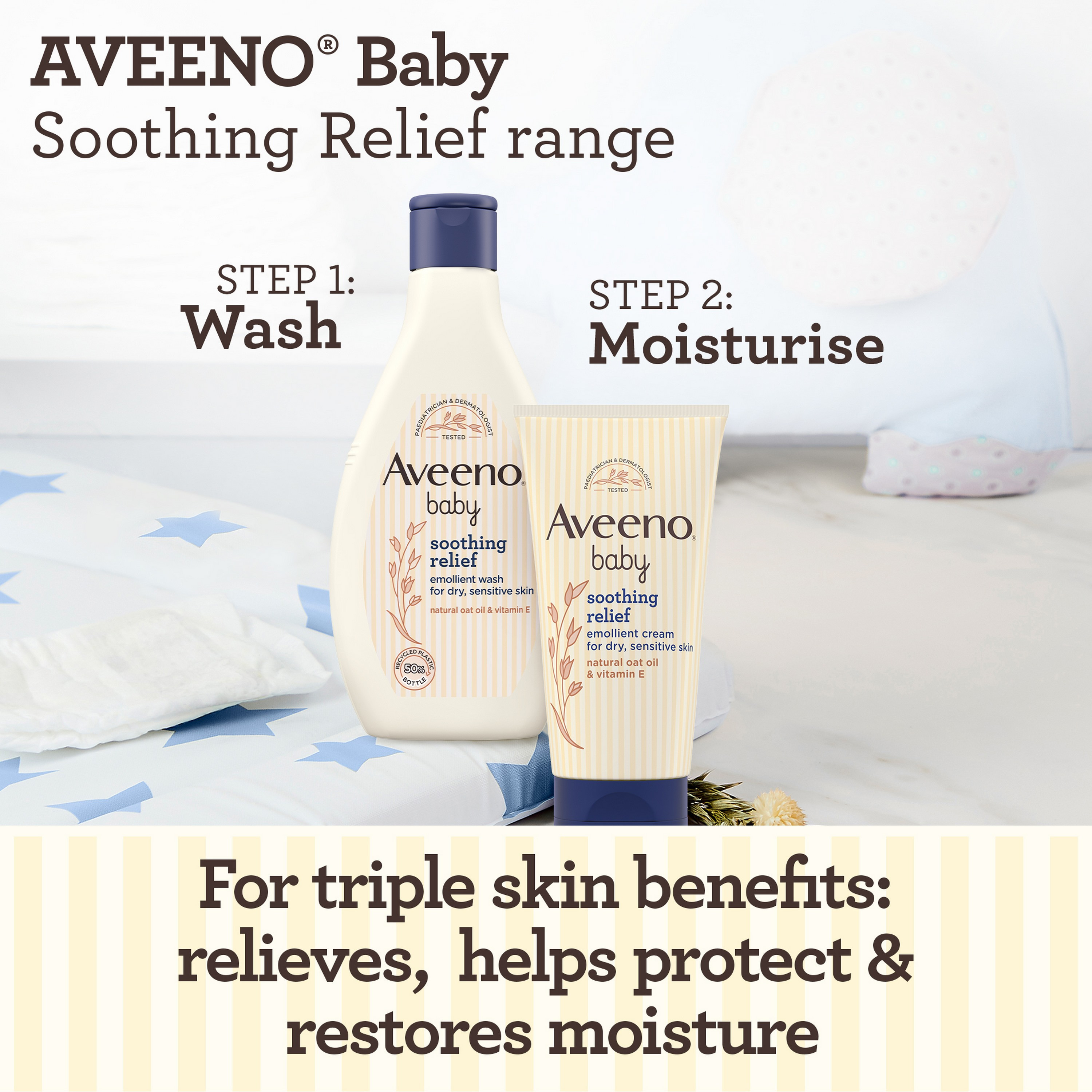 Aveeno Soothing Relief Emollient Cream, 150ml-baby-bathandcare-hairbodyskincare-lotionsandcreams-image-5