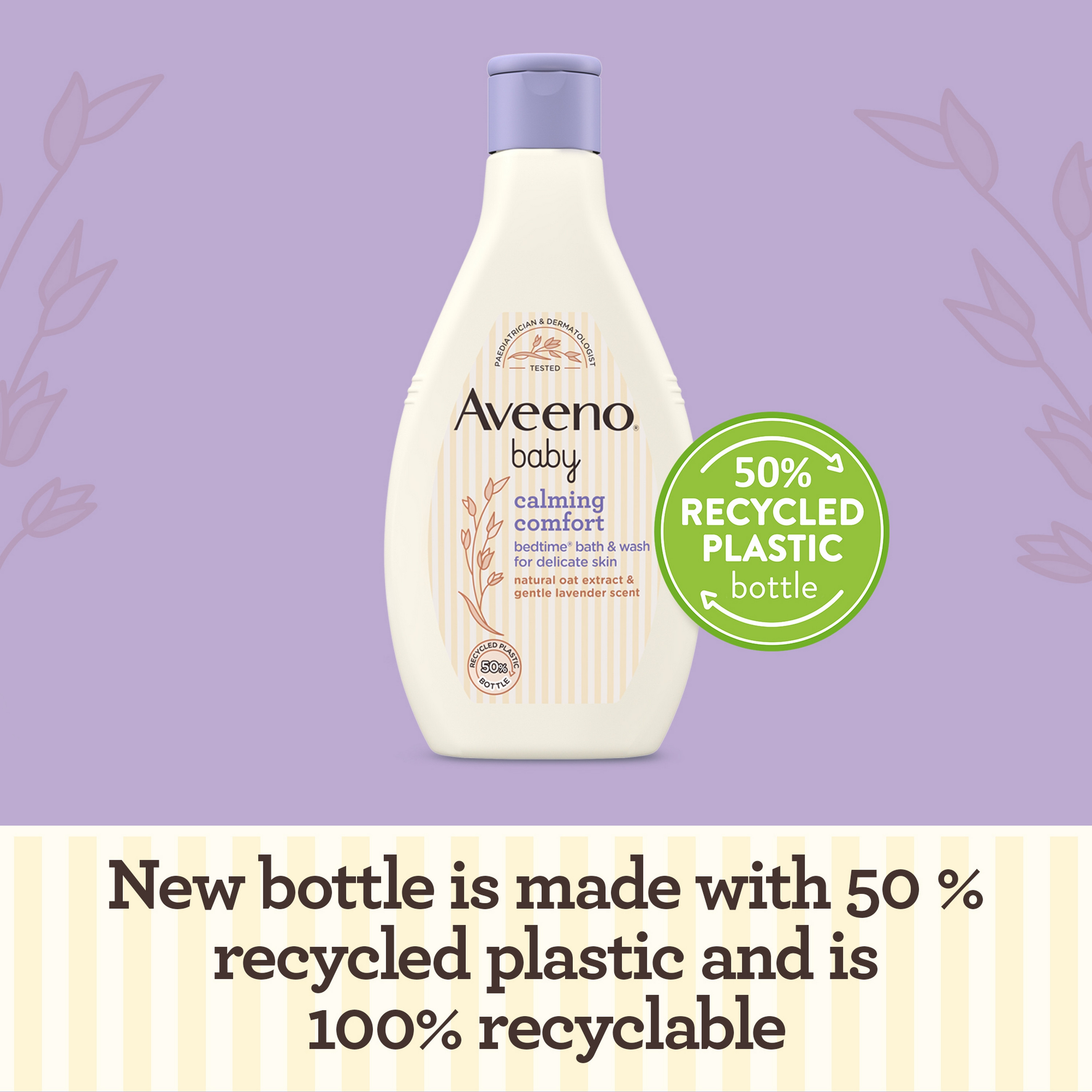 Aveeno Calming Comfort Bedtime Bath & Wash, 250ml-baby-bathandcare-hairbodyskincare-bodywashandsoaps-image-4