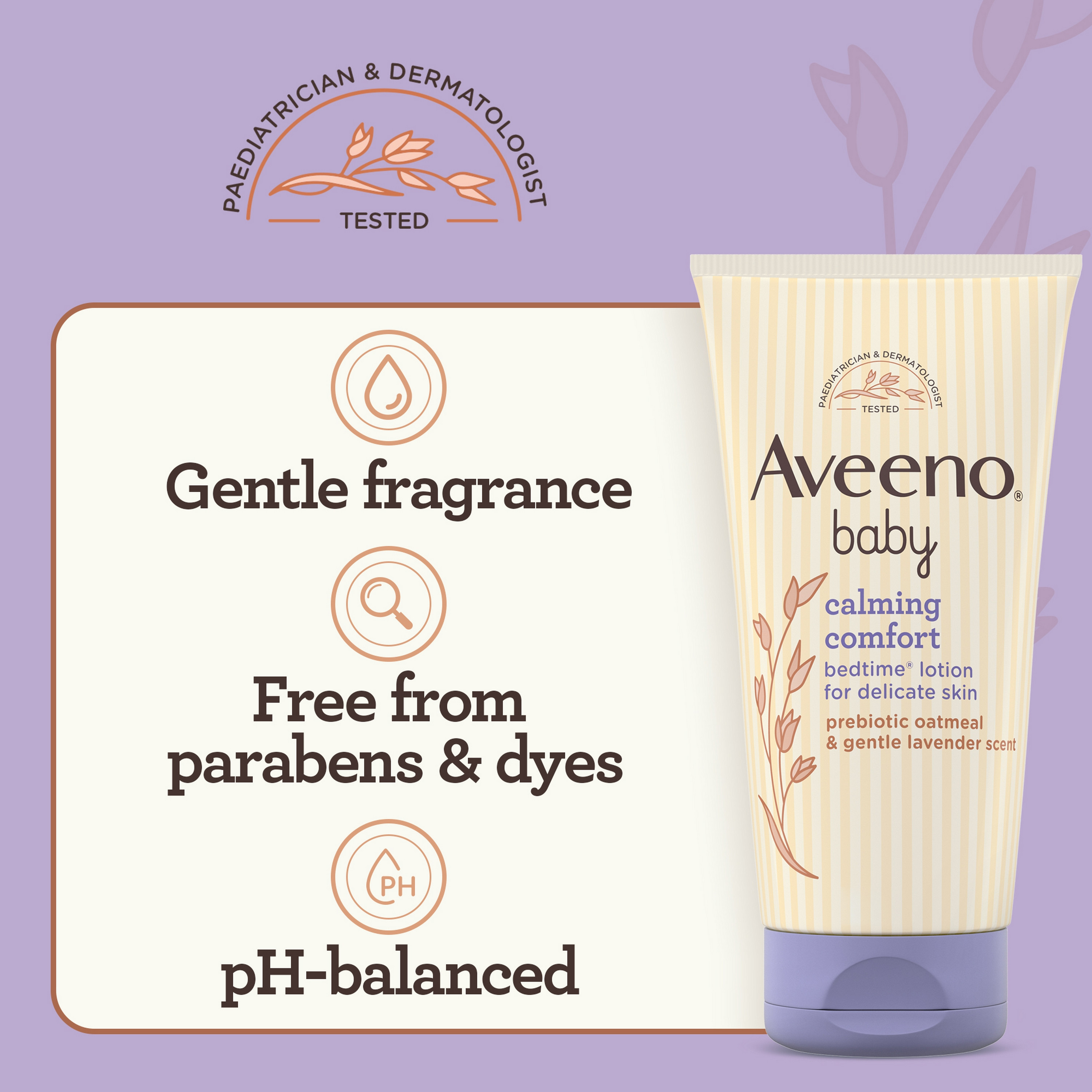 Aveeno Calming Comfort Bedtime Lotion, 150ml-baby-bathandcare-hairbodyskincare-lotionsandcreams-image-4