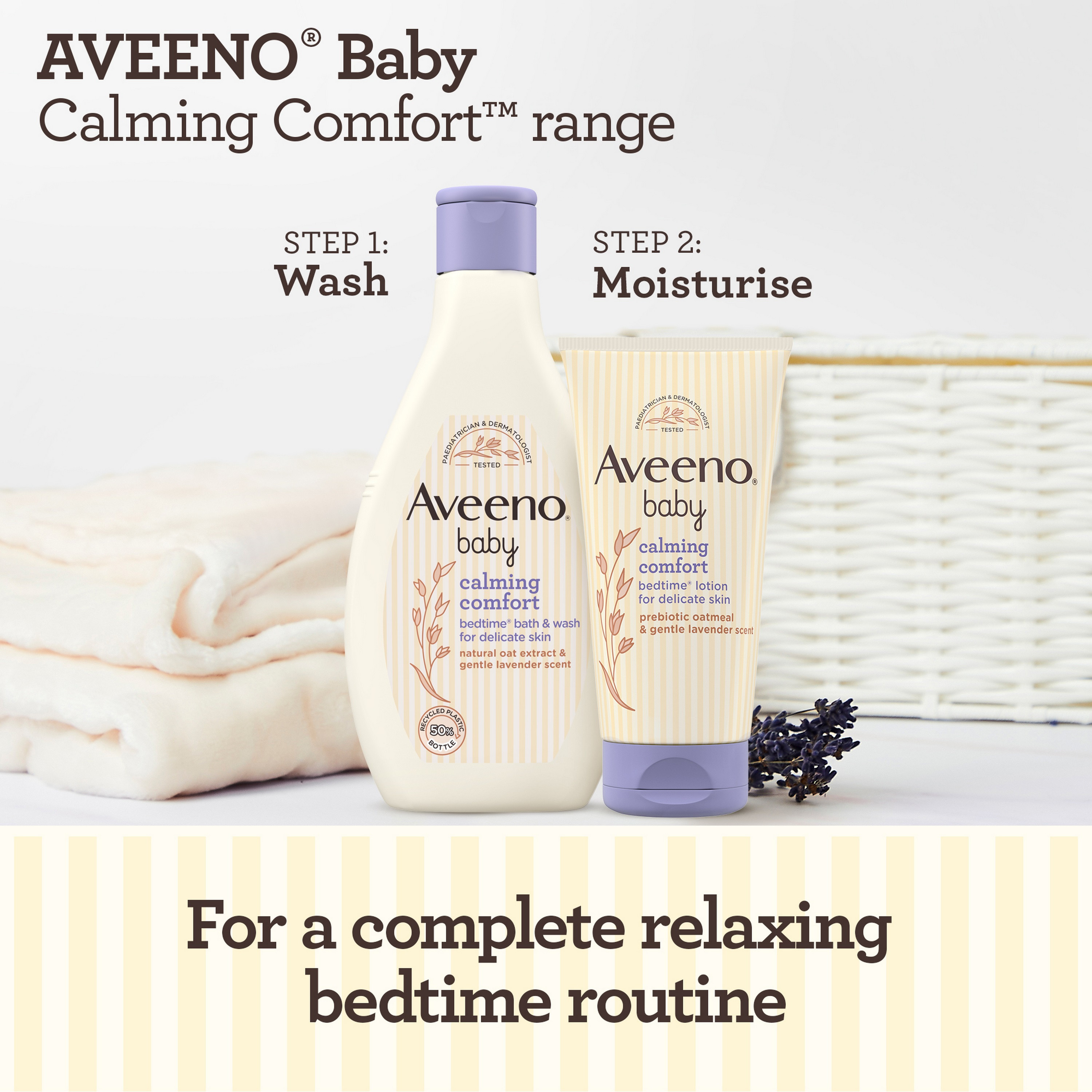 Aveeno Calming Comfort Bedtime Lotion, 150ml-baby-bathandcare-hairbodyskincare-lotionsandcreams-image-5
