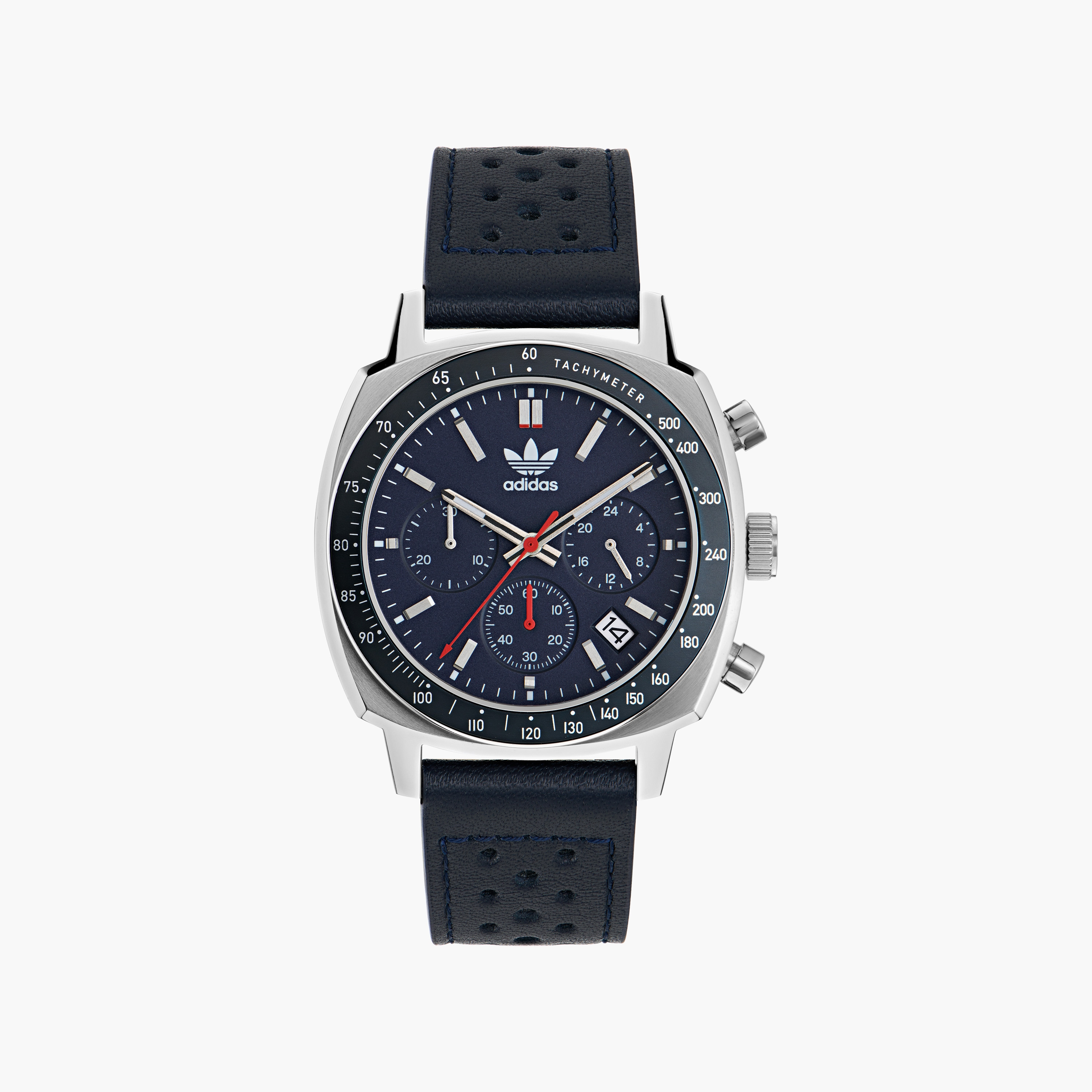 Adidas watch sales leather strap