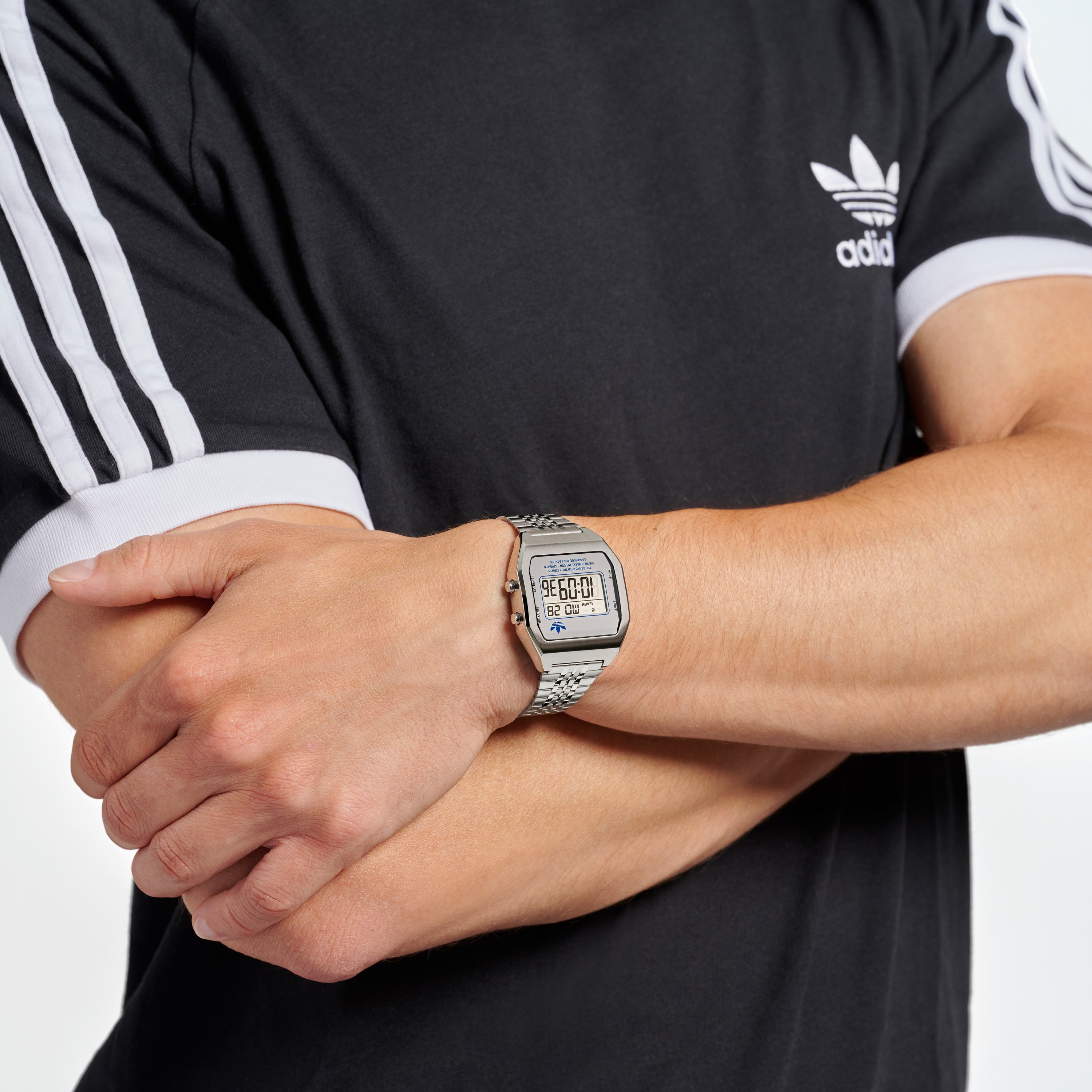 Adidas discount silver watch