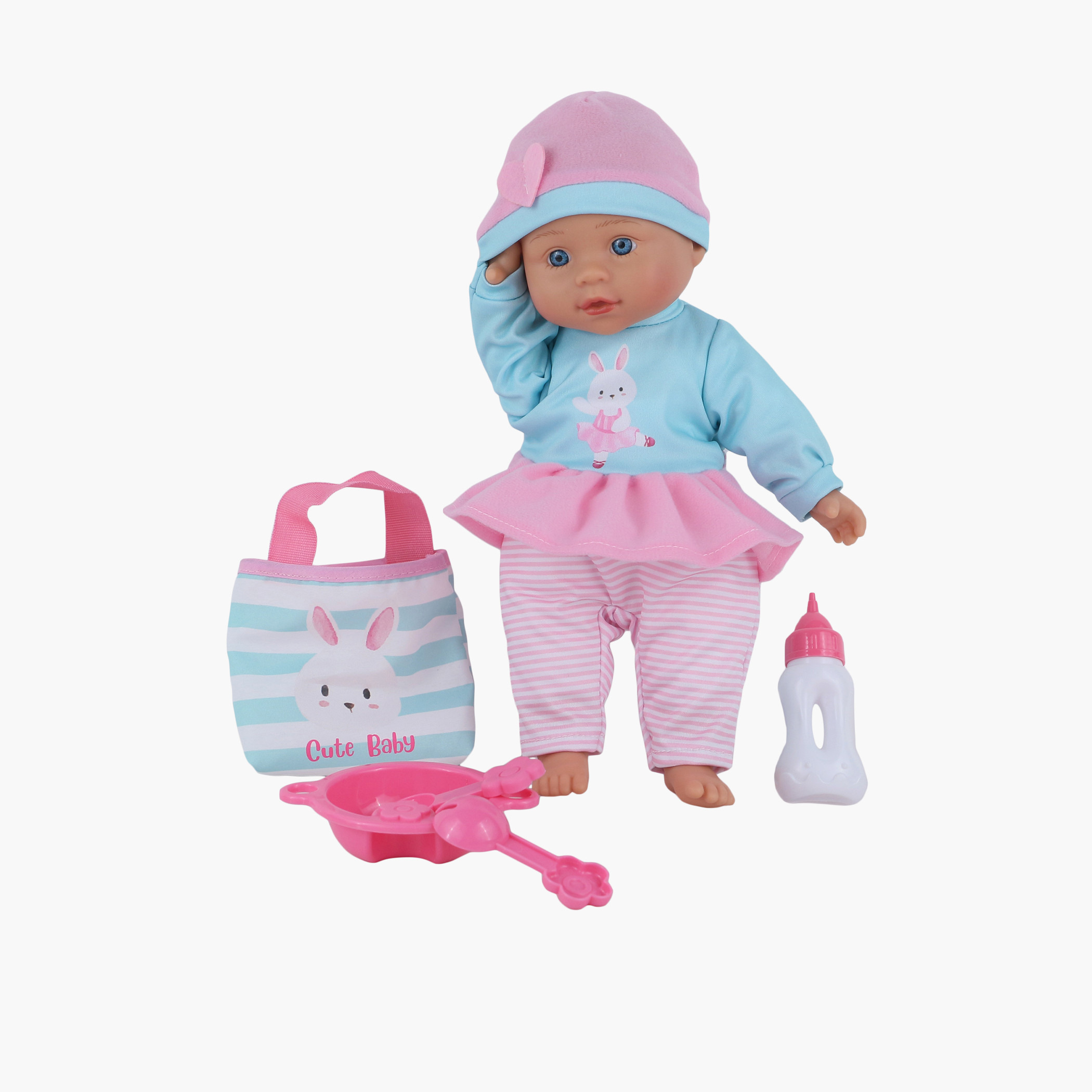 Buy Juniors My First Baby Doll Food Time Accessory Playset 13 inches Online Babyshop UAE