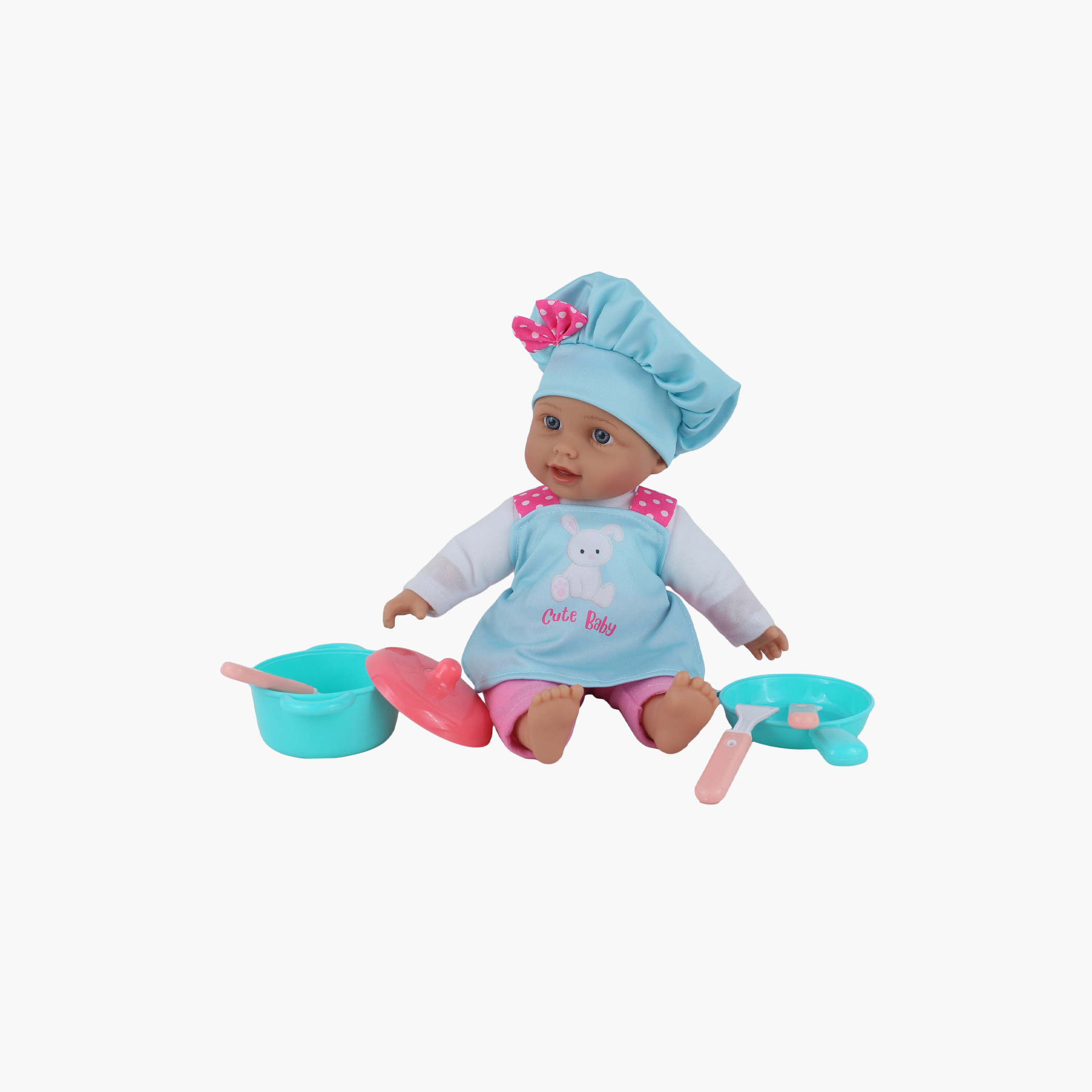 Juniors My First Baby Doll Cooking Time Playset 13 inches