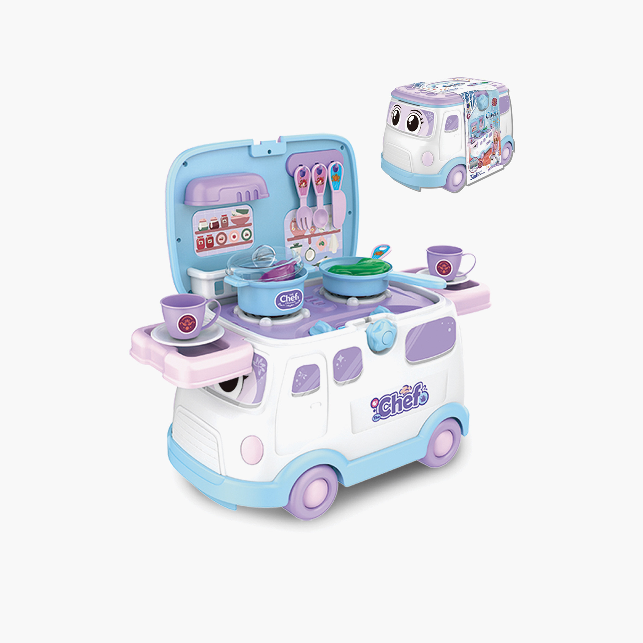 مجموعة ألعاب مطبخ  3 في 1 من ذا تشيفز كريتف-toys-roleplay-kitchensets-image-2