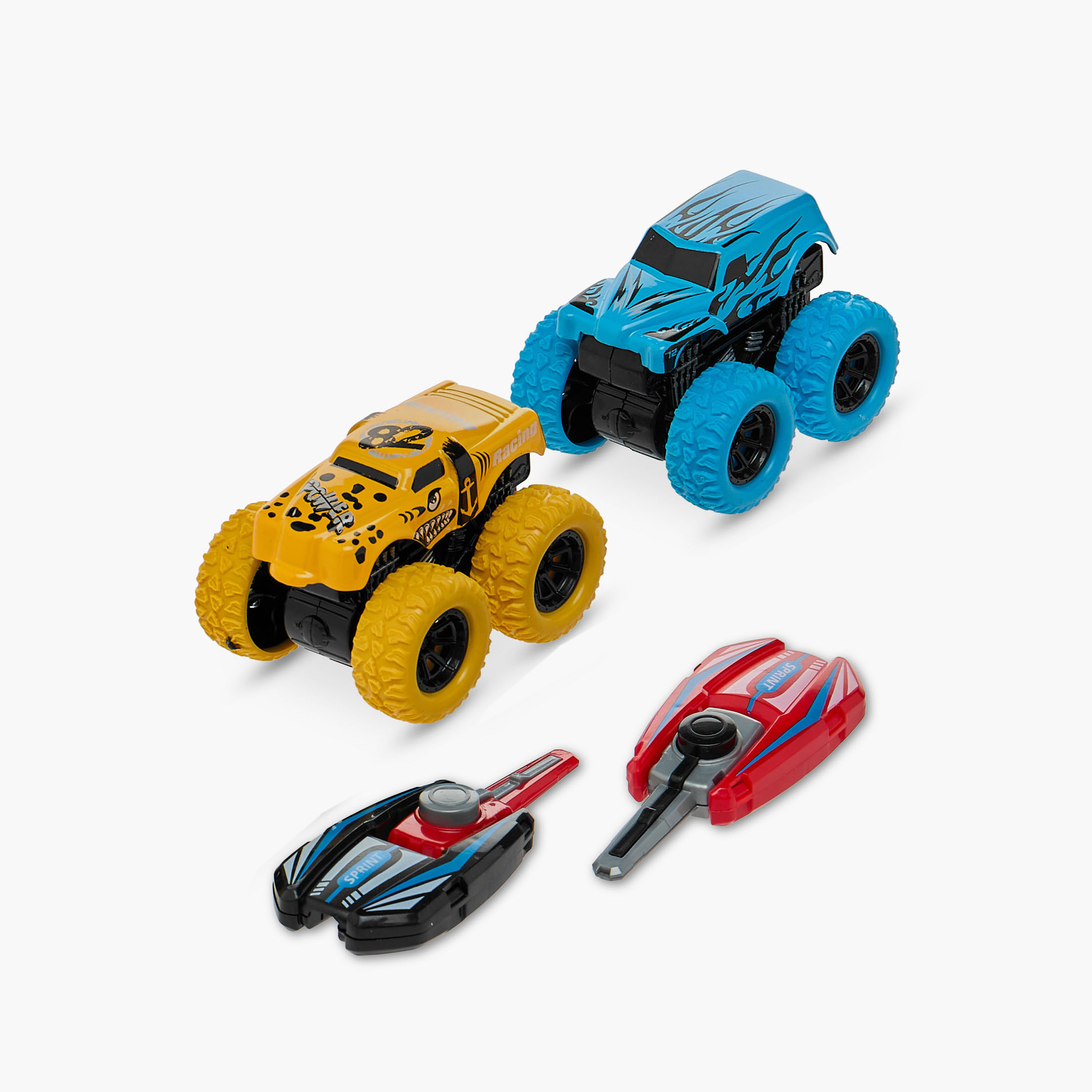 مجموعة لعب سيارة منجنيق مصبوبة كاتابولت من جلو-toys-playvehicles-cars-image-7