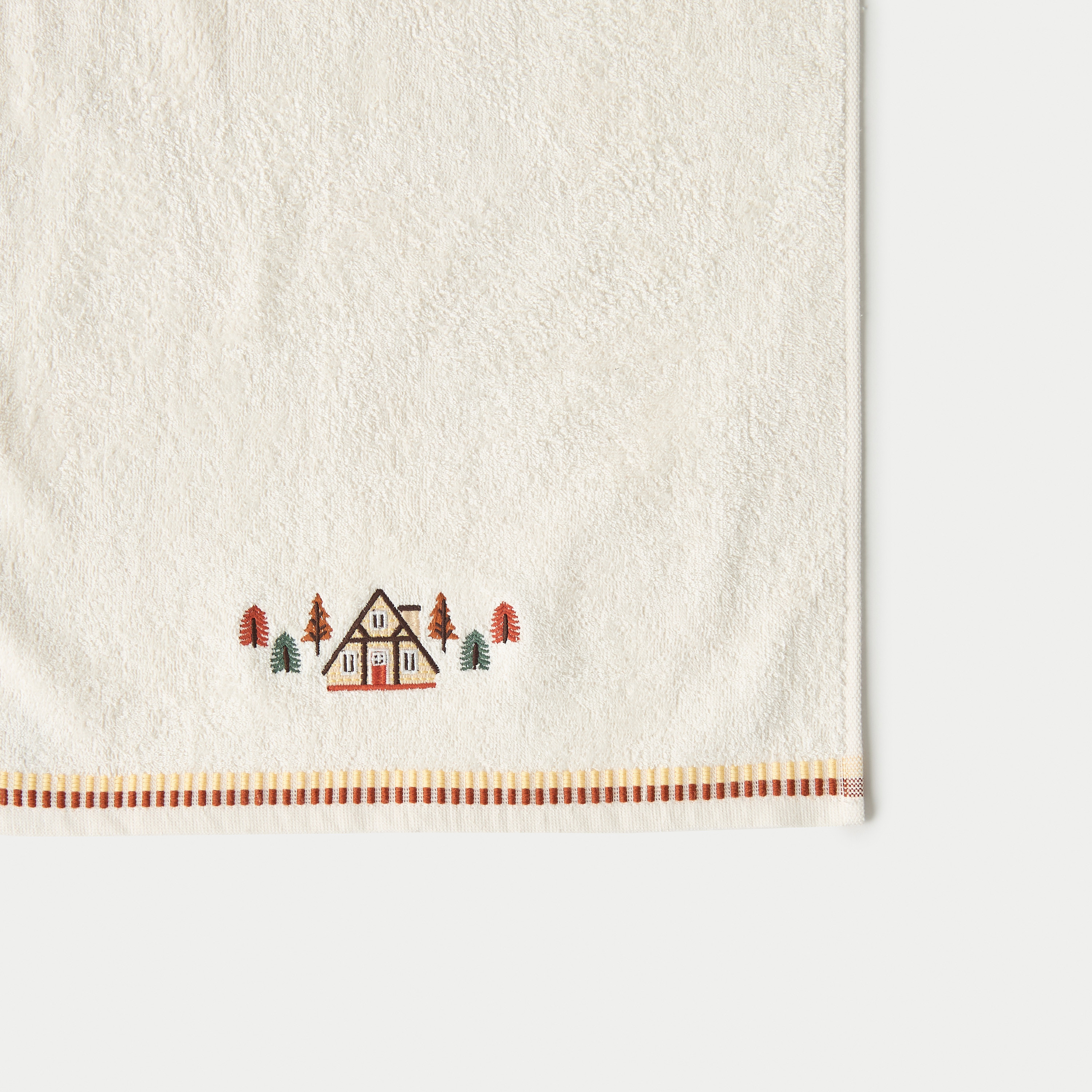 Juniors House Embroidered Towel - 38x76 cm-baby-bathandcare-towels-image-2