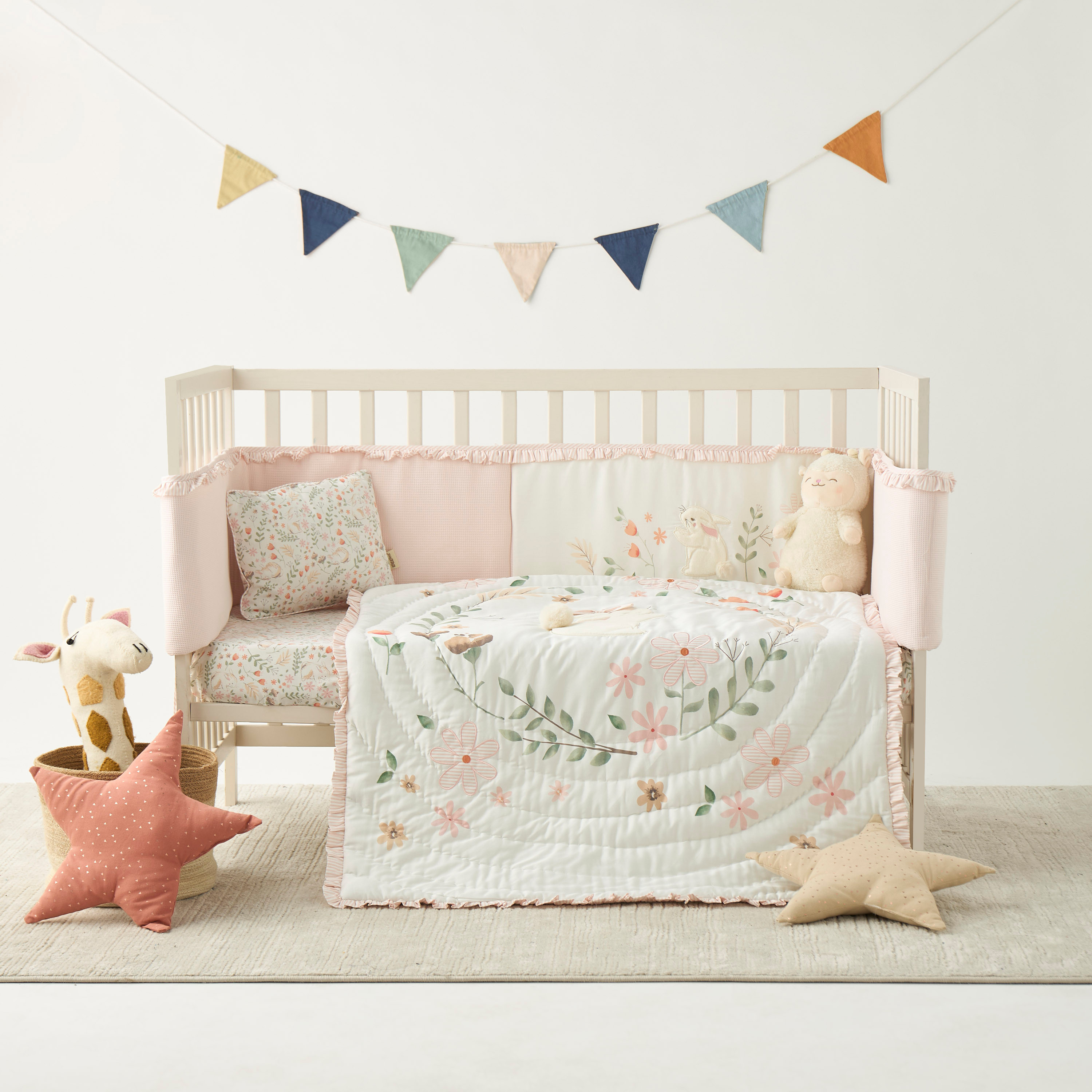 Bunny cot bedding best sale