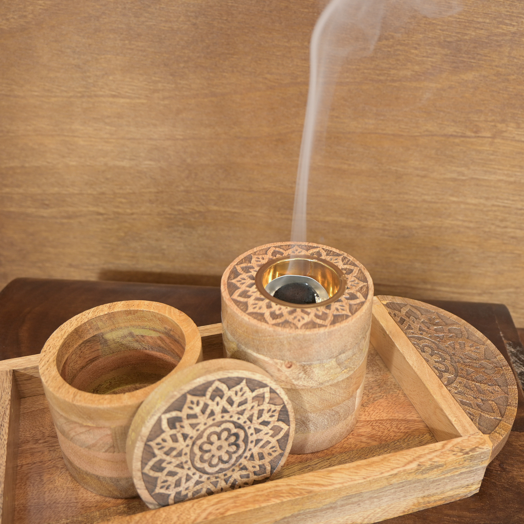 Home Carving 3-Piece Bakhoor Burner Set-household-homefragrance-burners-image-3