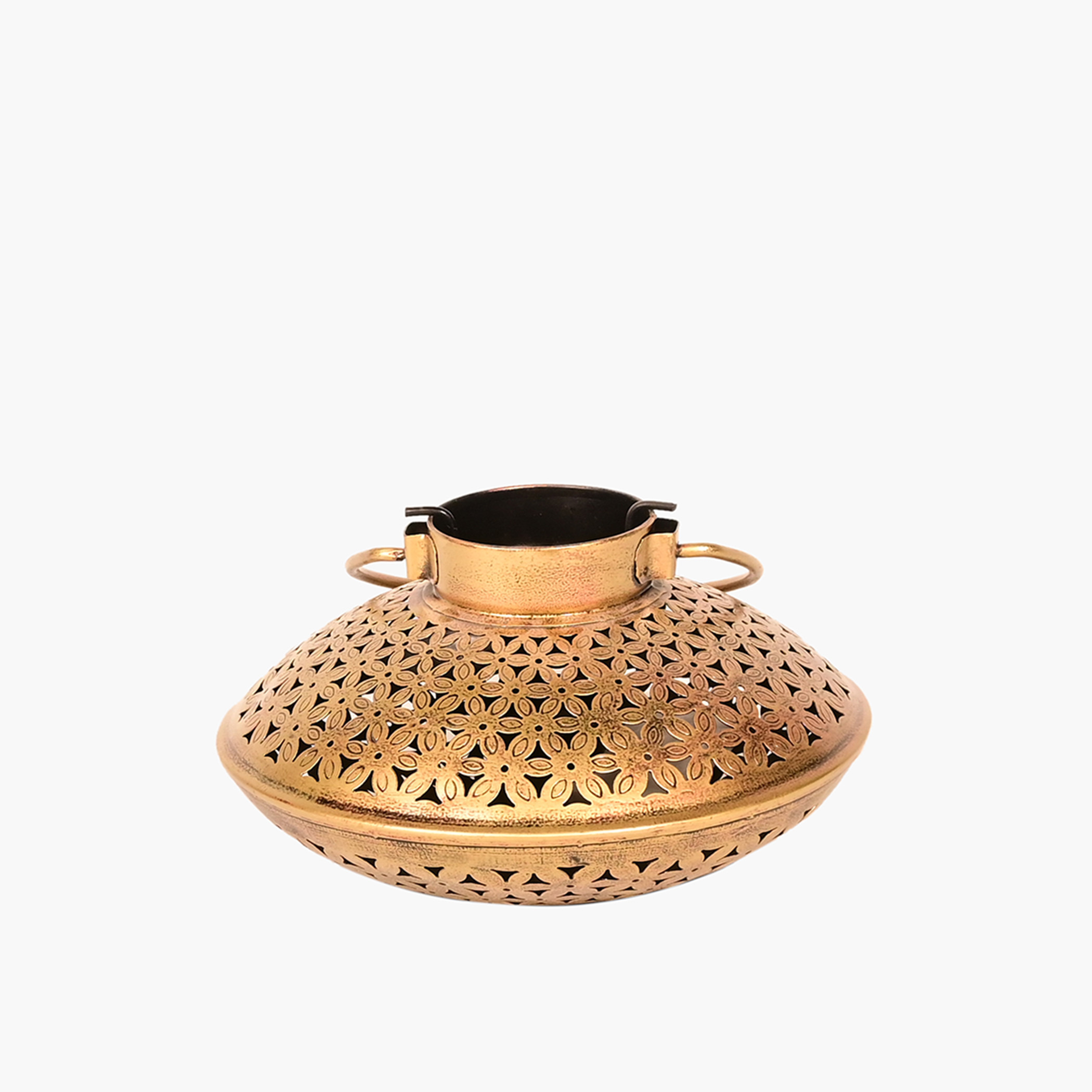 حامل شموع بتفاصيل مفرغة من هوم كارفنت - 10 سم-household-decor-candleholdersandlanterns-image-1