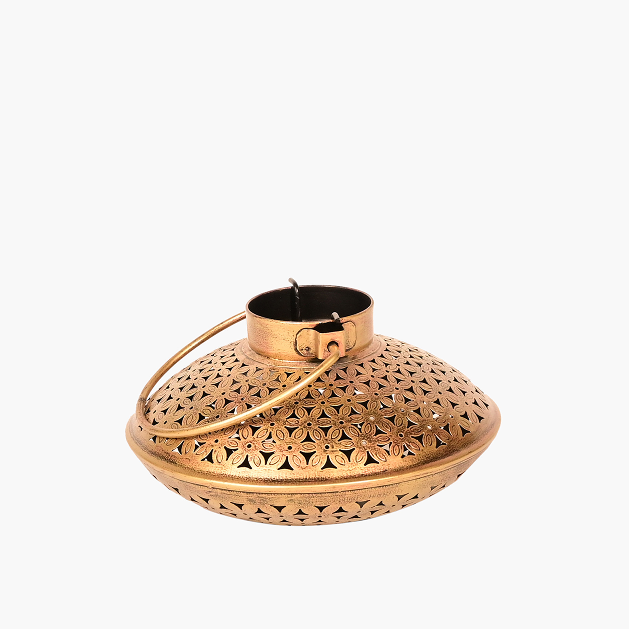 حامل شموع بتفاصيل مفرغة من هوم كارفنت - 10 سم-household-decor-candleholdersandlanterns-image-4