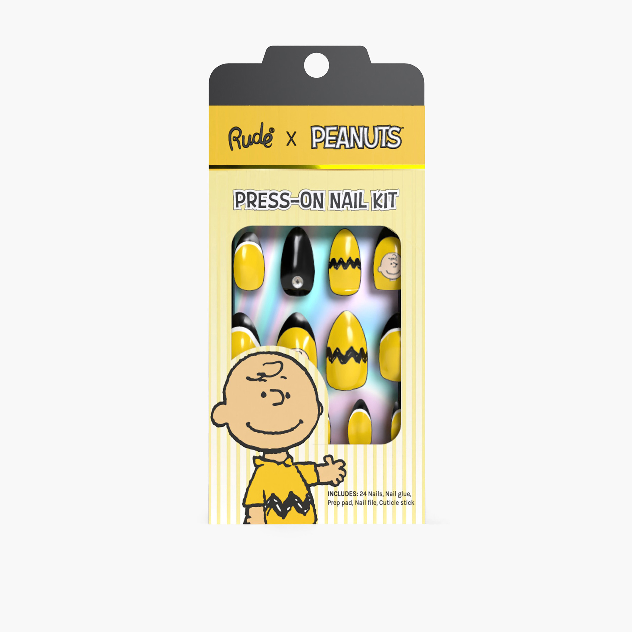 Rude x Peanuts Charlie Press-On Nails Kit-beautyandpersonalcare-makeup-nails-nailtools-image-1