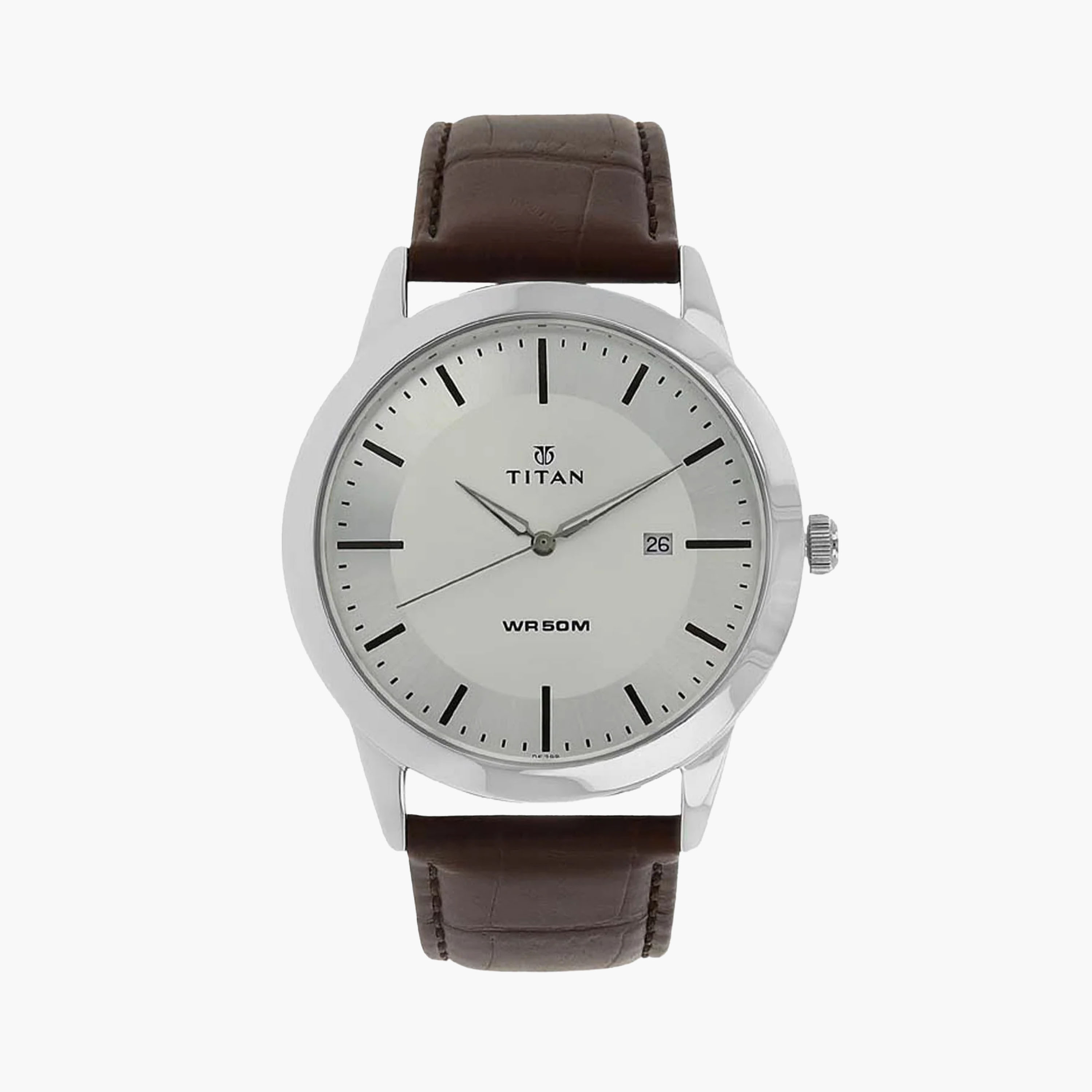 Titan Classic Men's Analog Watch Leather Strap-men-watchesandjewellery-watches-image-1