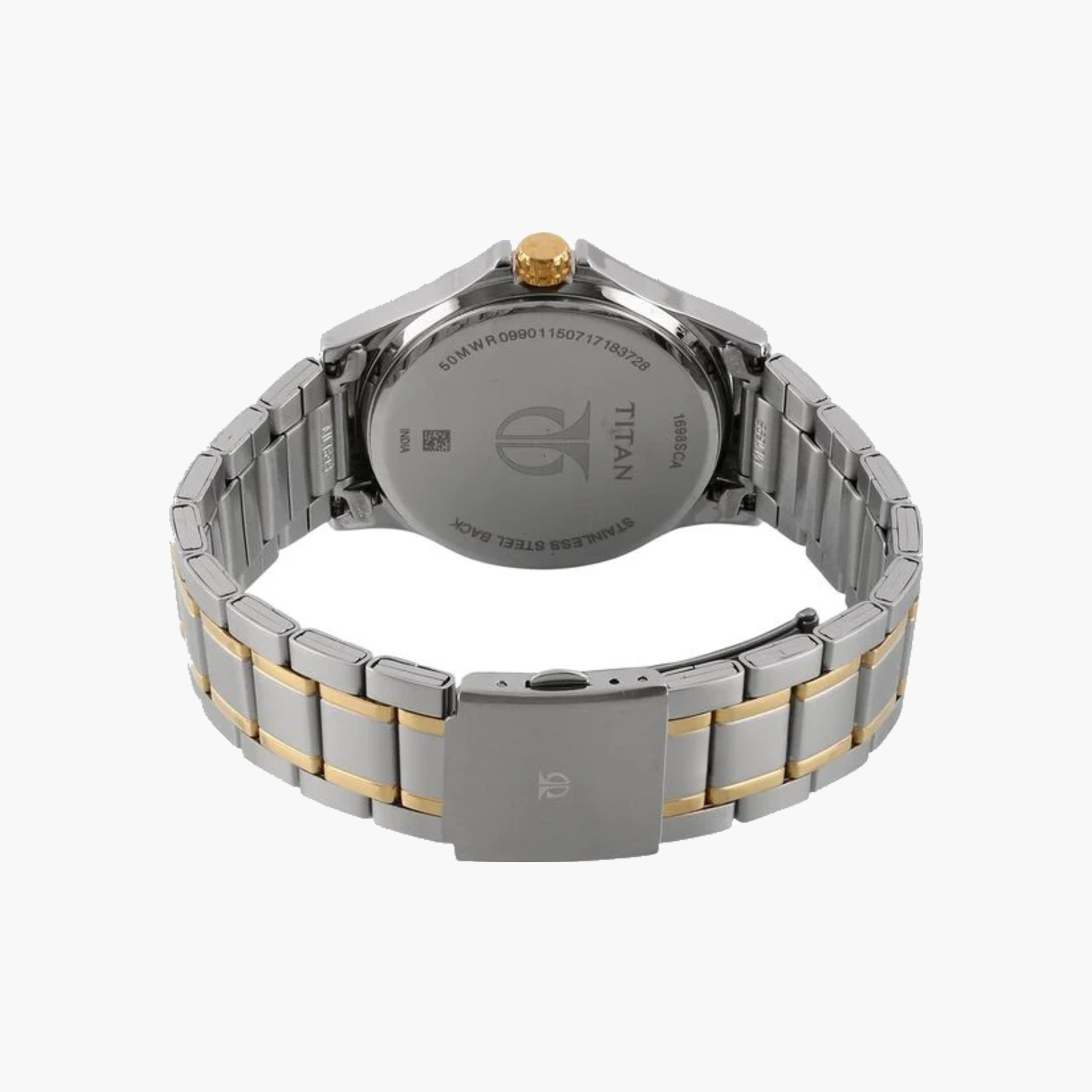 Titan Men's Analogue Watch Two-Tone Stainless Steel-men-watchesandjewellery-watches-image-2