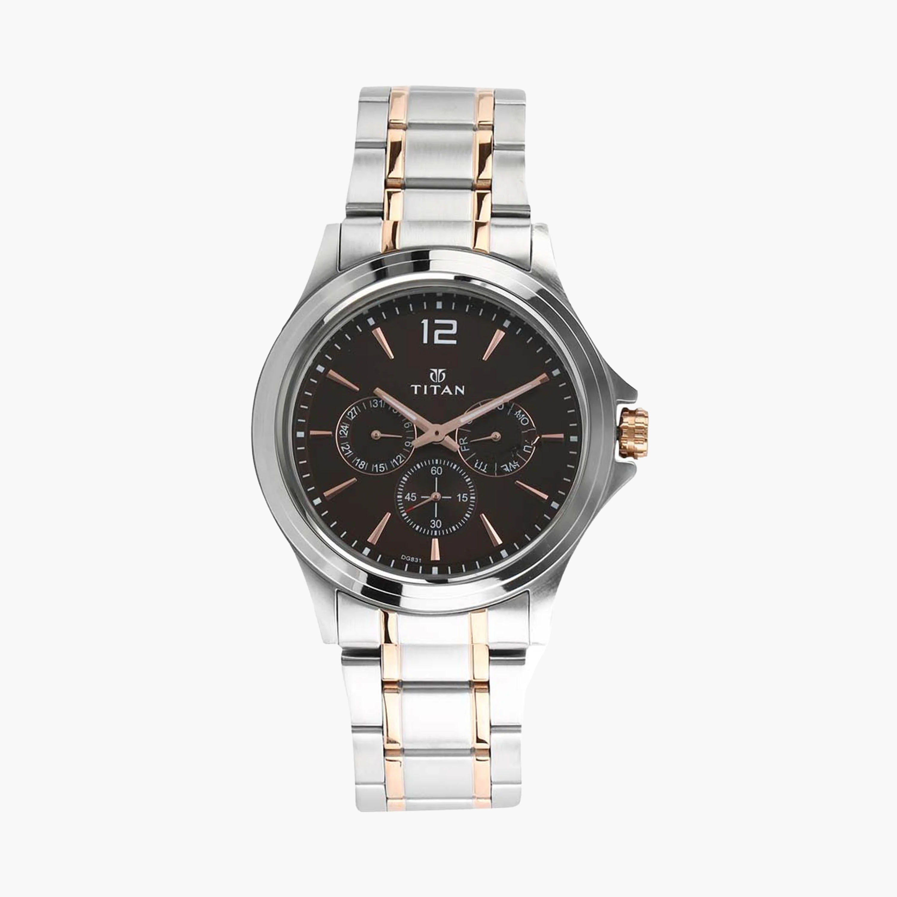 Titan Classic Men's Watch Two-Tone Strap-men-watchesandjewellery-watches-image-1