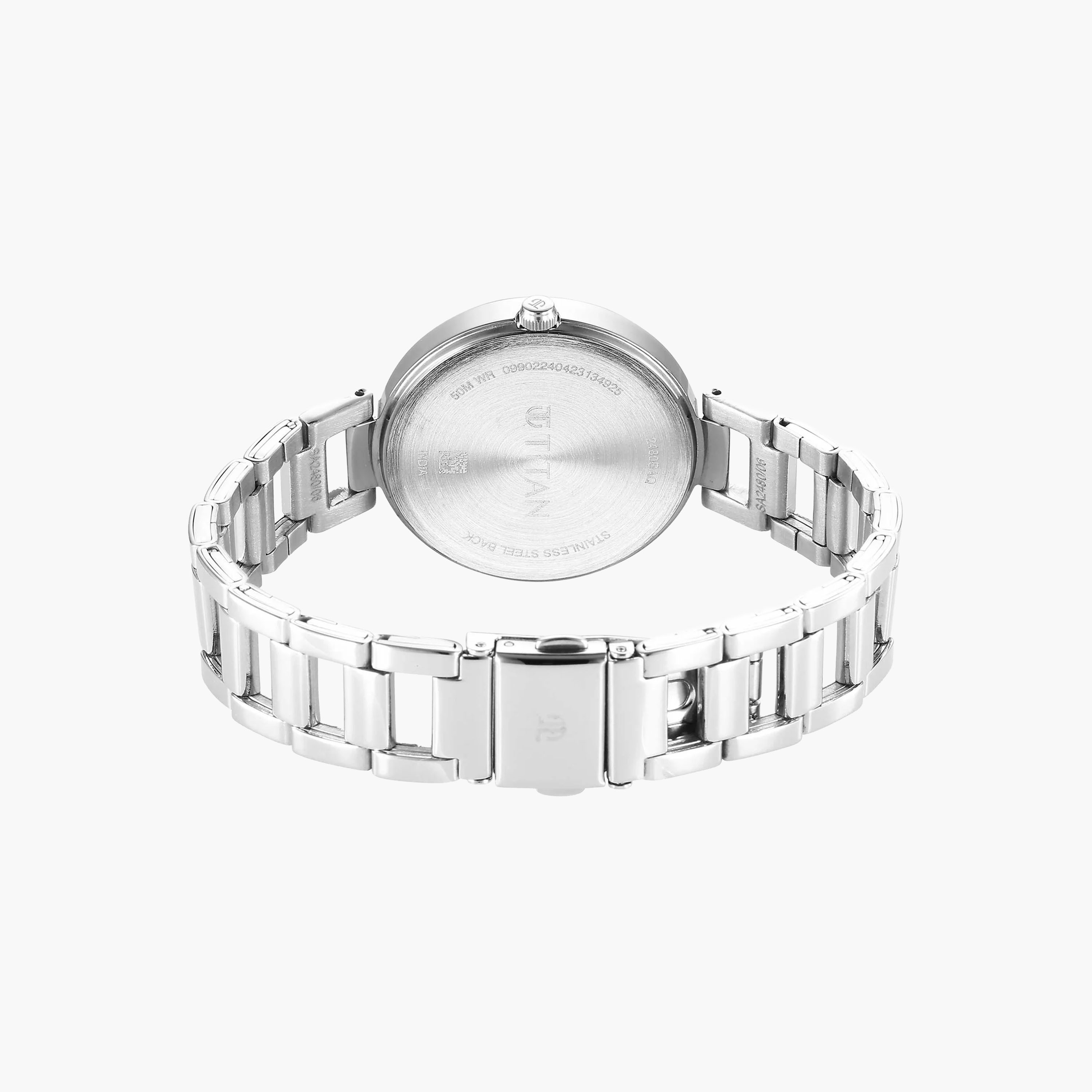 ساعة أنالوج فضية من الستانلس ستيل-women-watchesandjewellery-watches-image-2